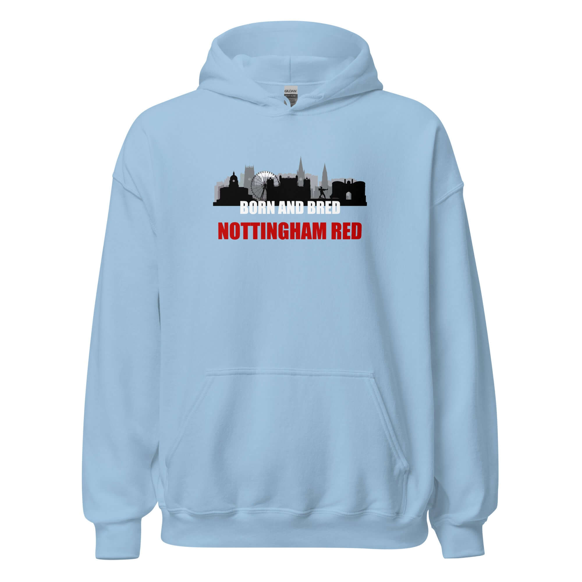 Unisex Hoodie - Born and bred by Nottingham Reds
