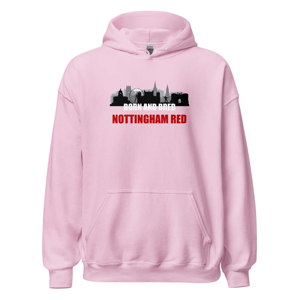 Unisex Hoodie - Born and bred by Nottingham Reds