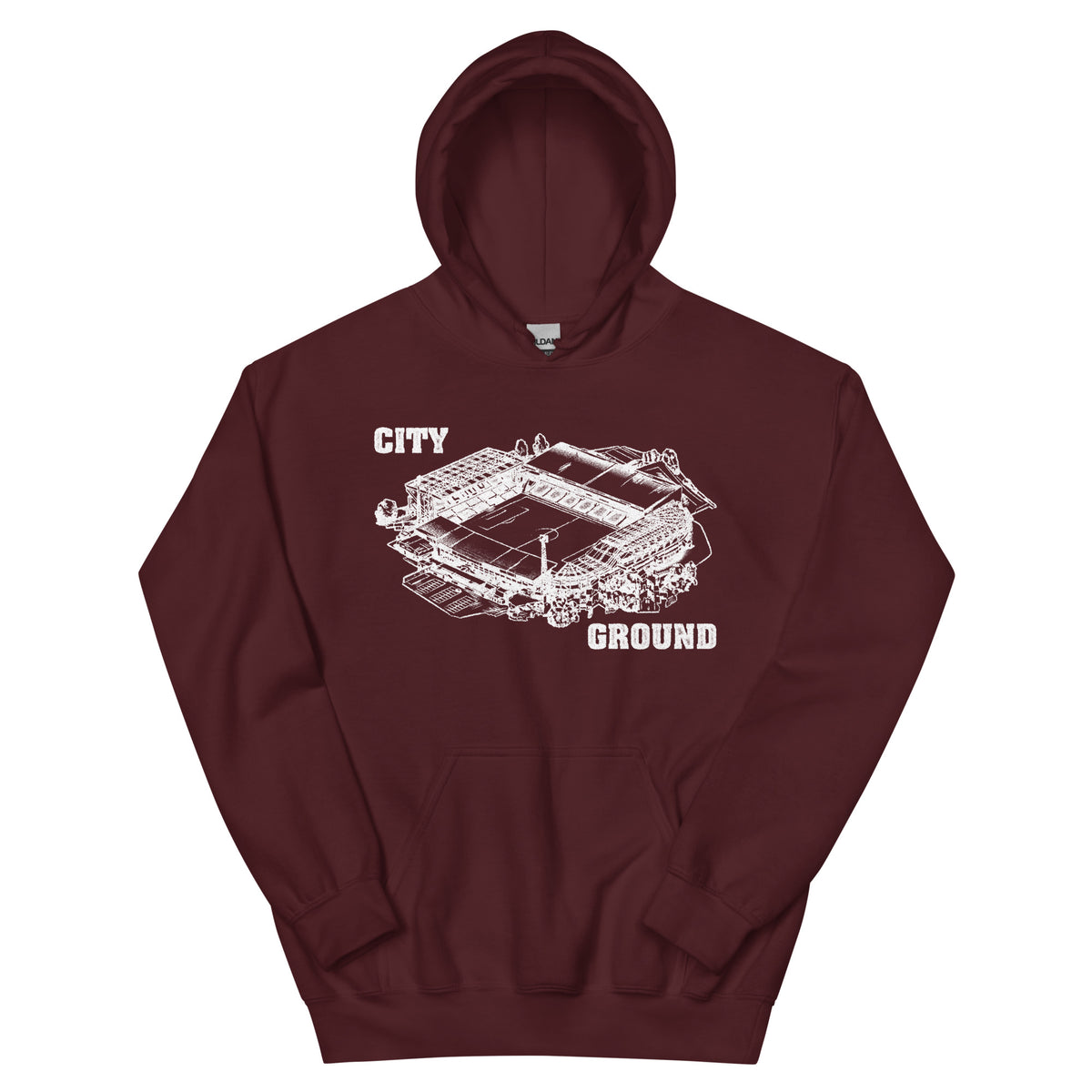 Unisex Hoodie - CG Stamp by Nottingham Reds