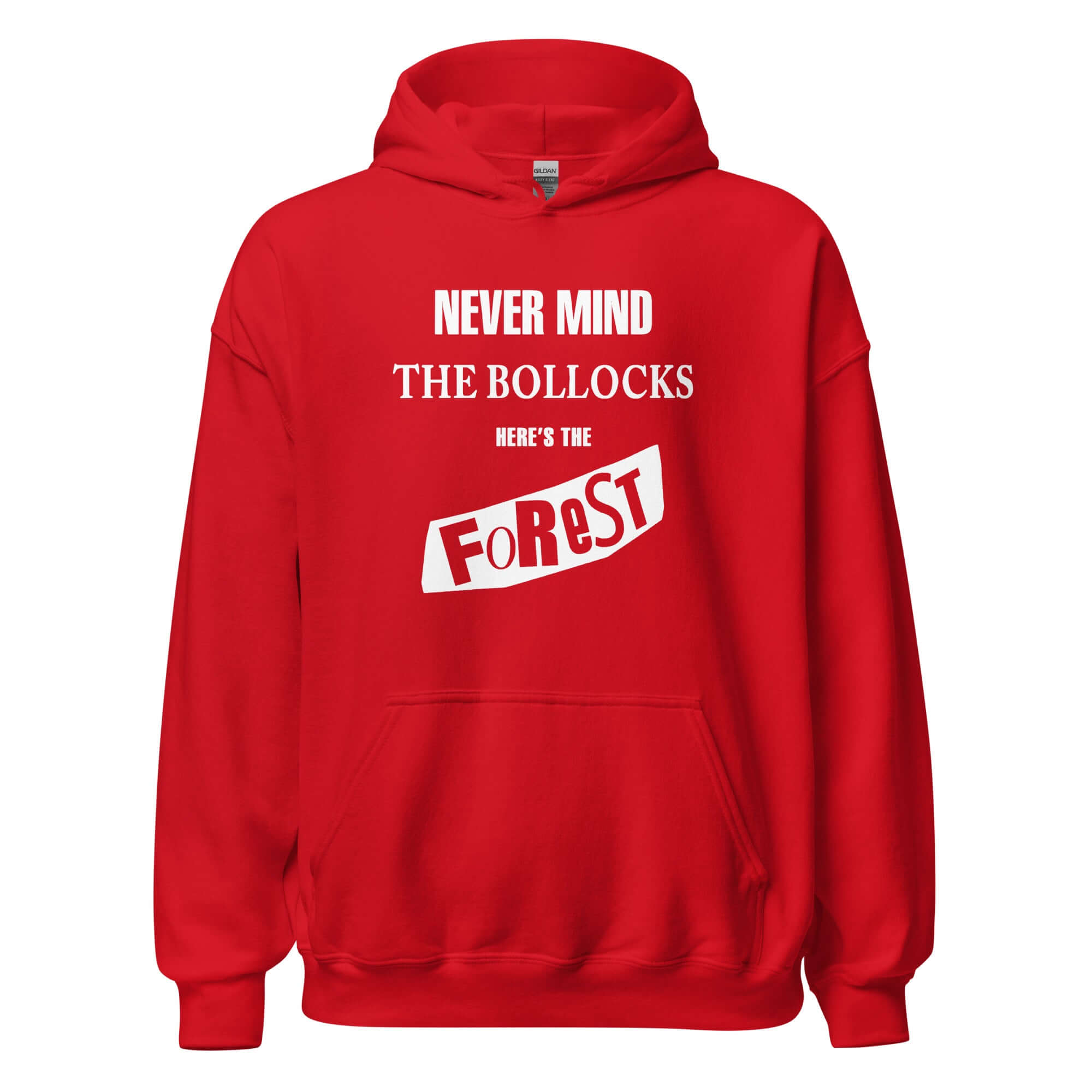 Unisex Hoodie - Never Mind by Nottingham Reds