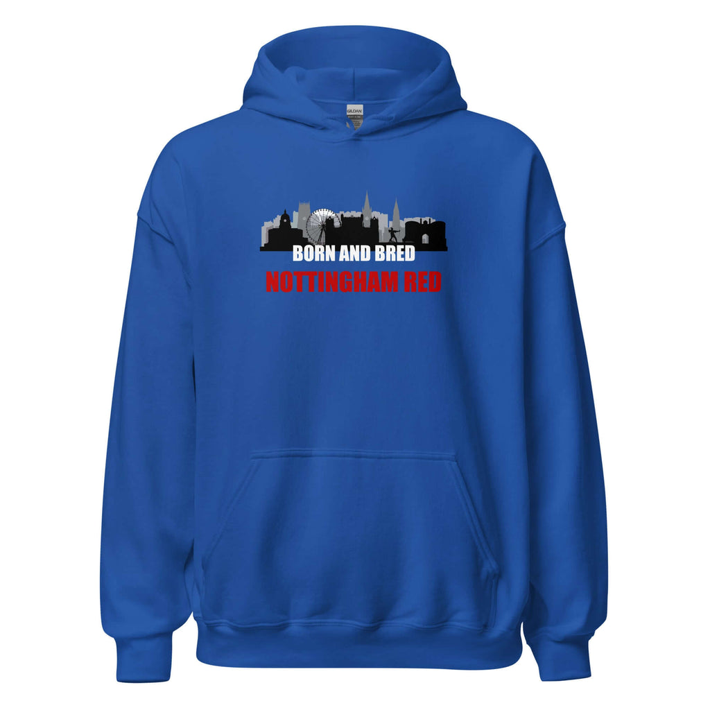 Unisex Hoodie - Born and bred by Nottingham Reds
