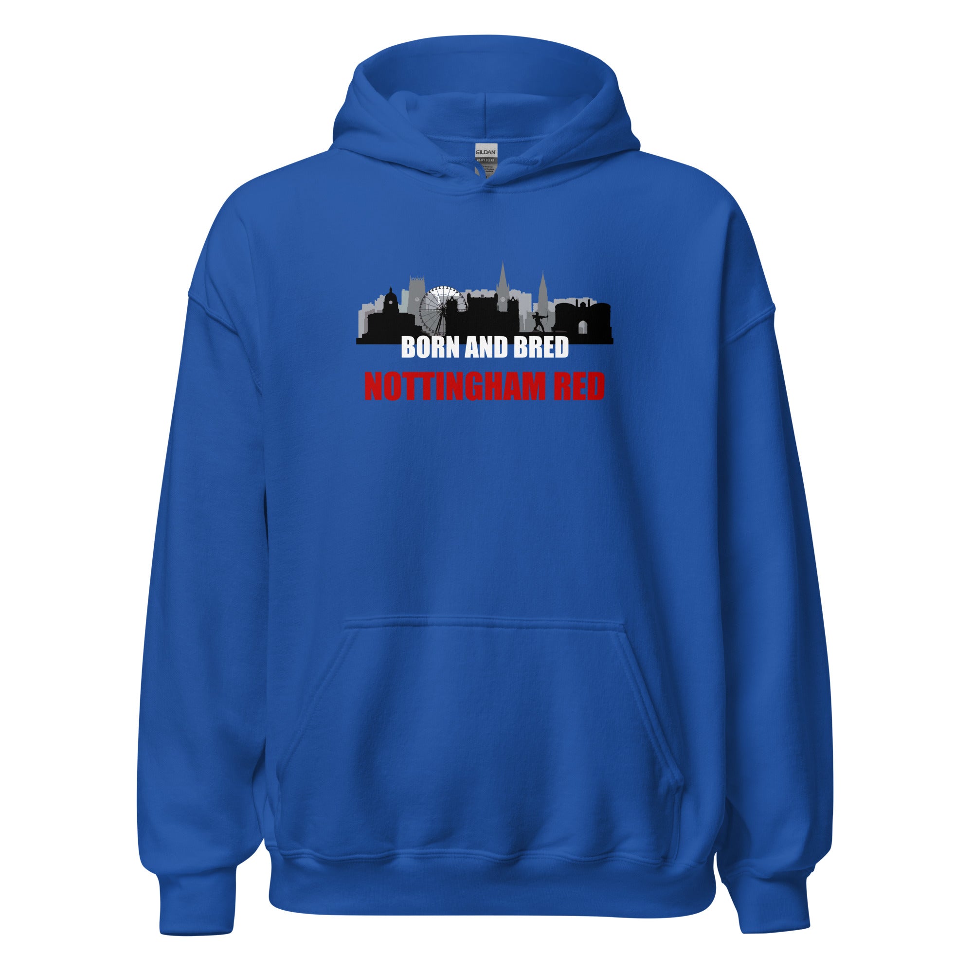 Unisex Hoodie - Born and bred by Nottingham Reds