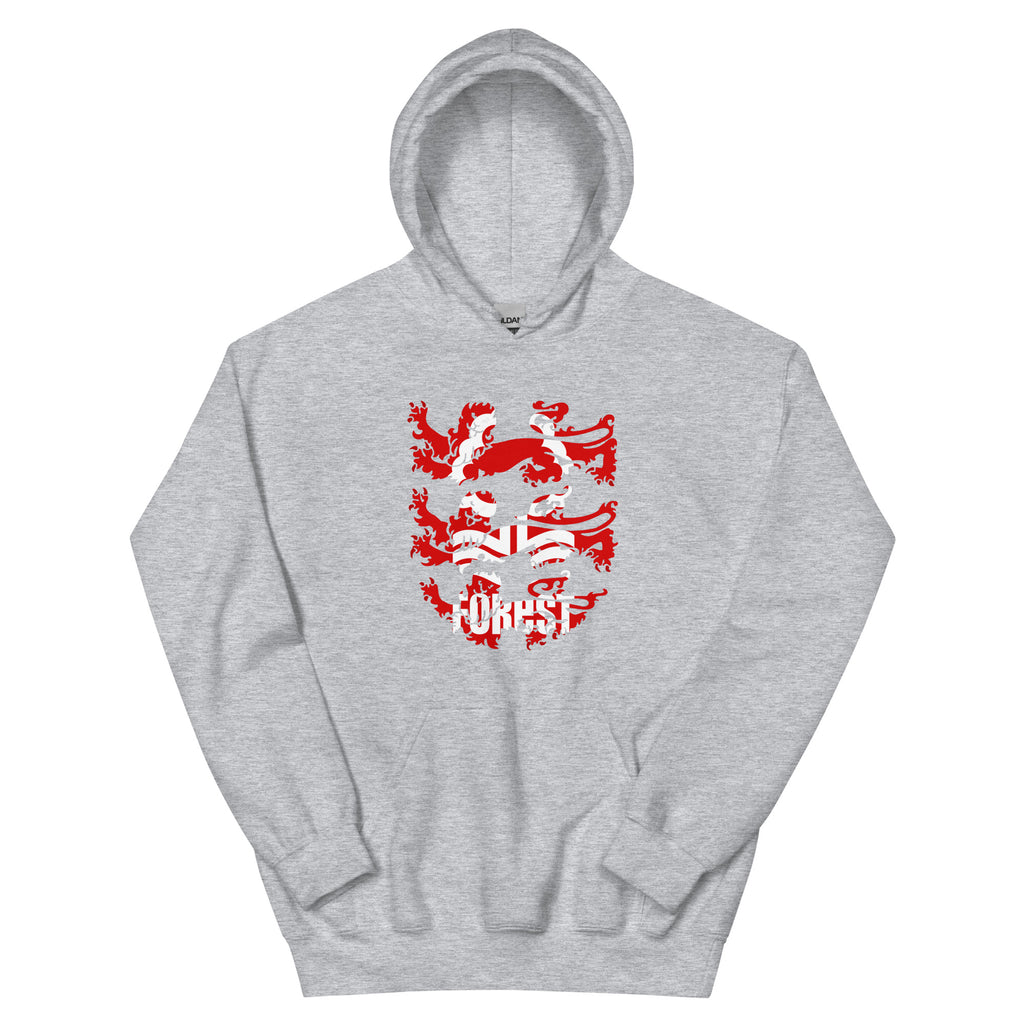Unisex Hoodie - 3 Lions by Nottingham Reds