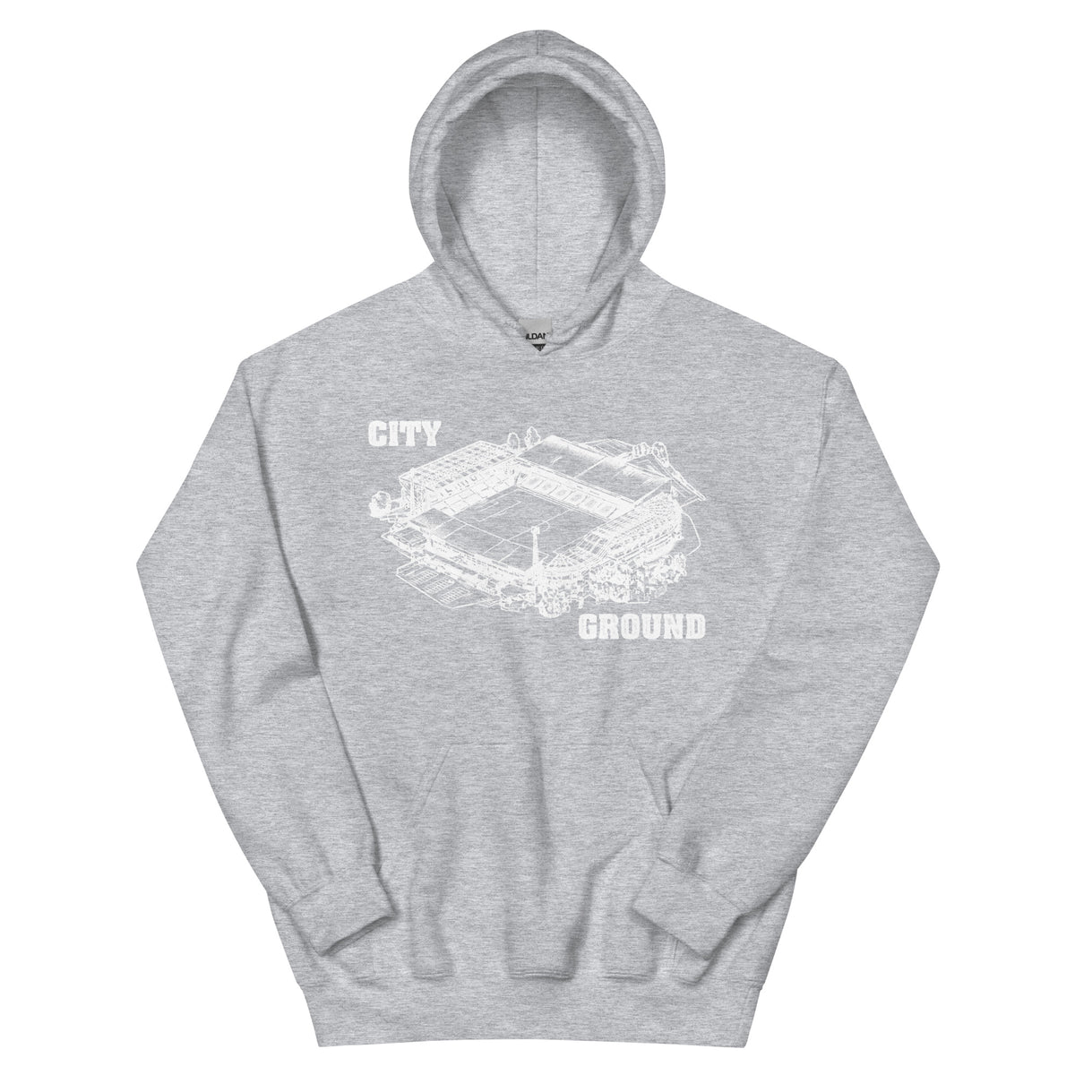 Unisex Hoodie - CG Stamp by Nottingham Reds