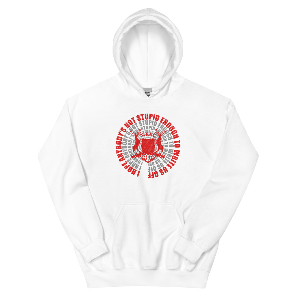 Unisex Hoodie - Not Stupid Enough by Nottingham Reds