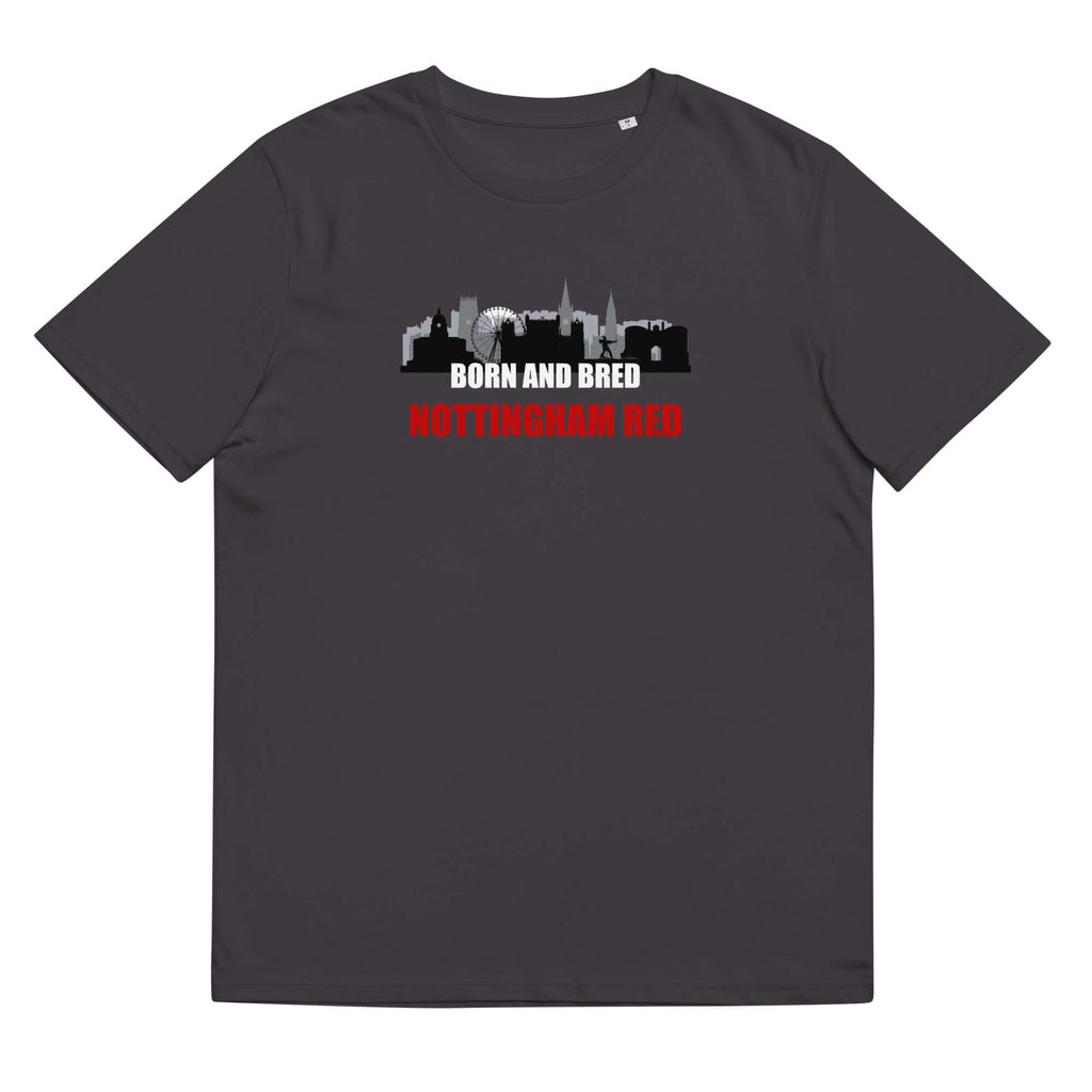 Unisex Short Sleeve T-Shirt - Born and Bred by Nottingham Reds