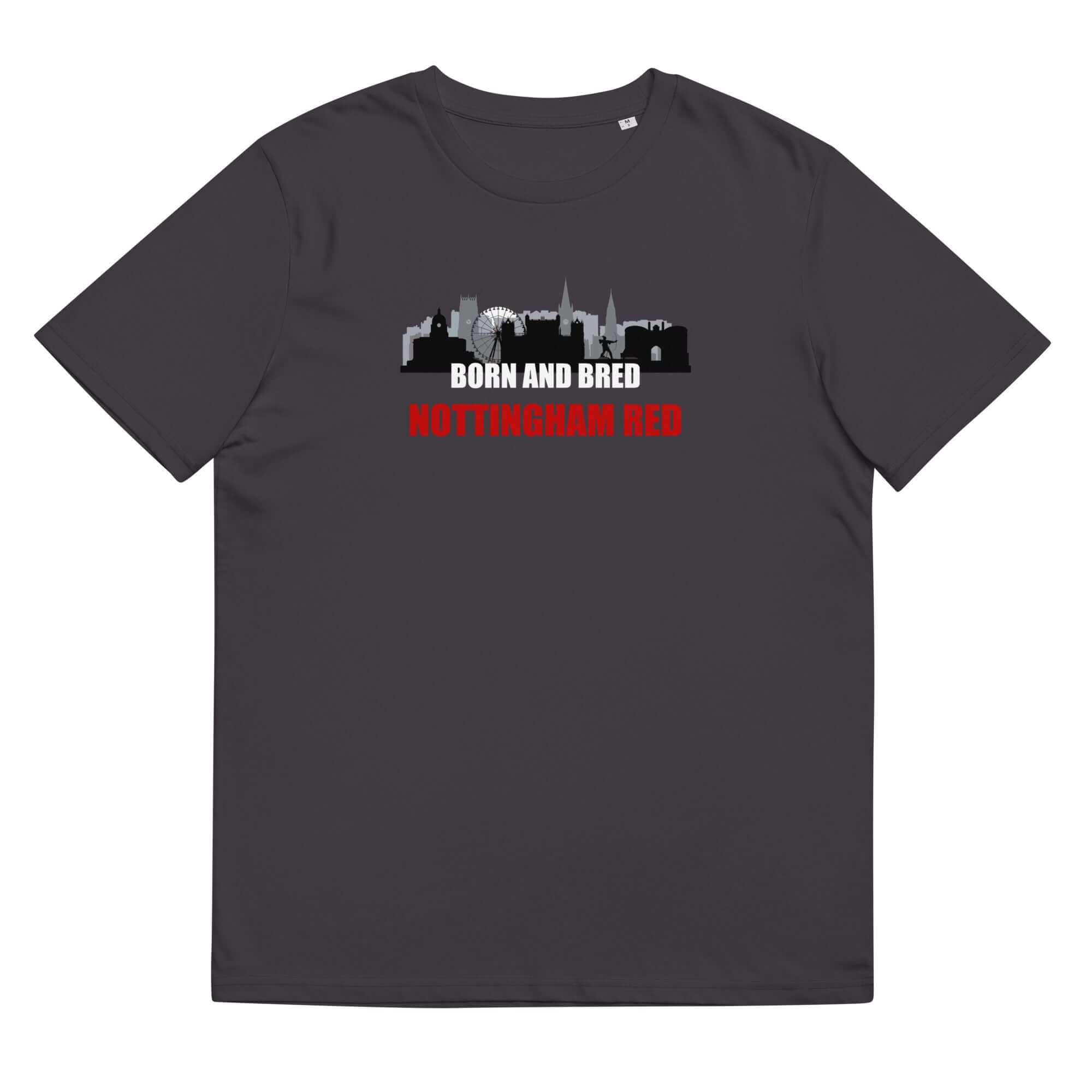 Unisex Short Sleeve T-Shirt - Born and Bred by Nottingham Reds