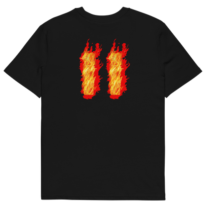 Unisex Short Sleeve T-Shirt - Wood's on Fire  by Nottingham Reds