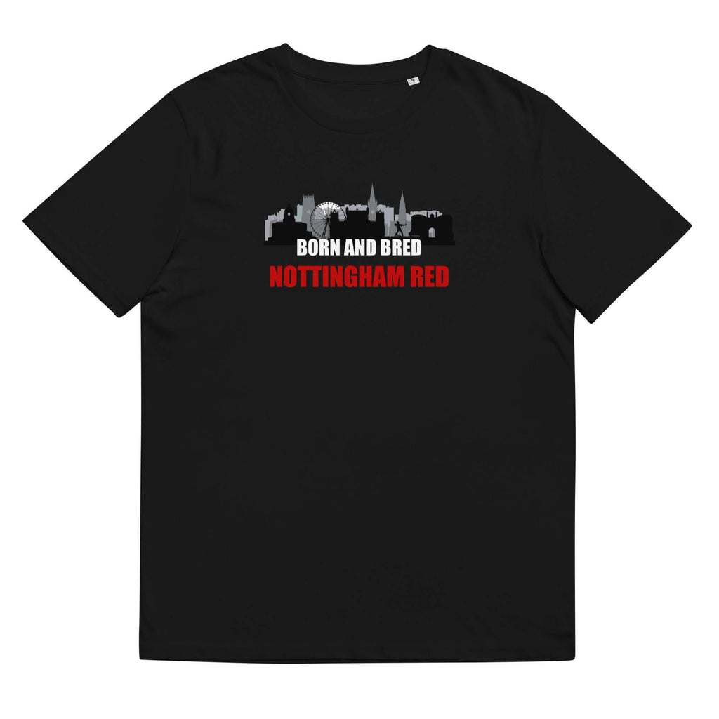 Unisex Short Sleeve T-Shirt - Born and Bred by Nottingham Reds