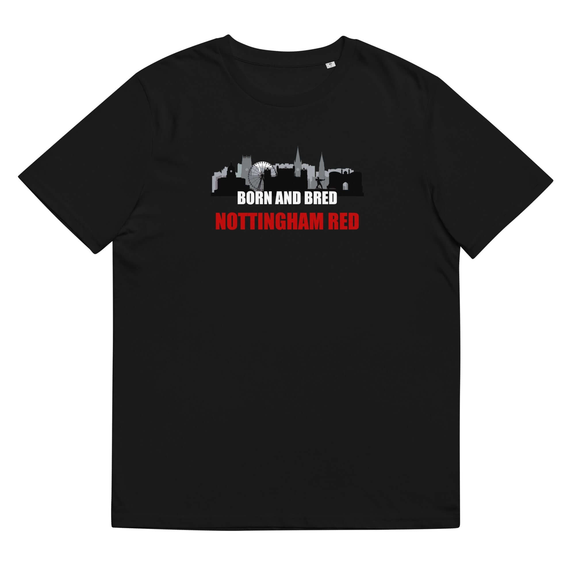 Unisex Short Sleeve T-Shirt - Born and Bred by Nottingham Reds