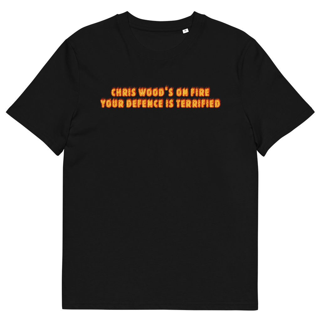Unisex Short Sleeve T-Shirt - Wood's on Fire by Nottingham Reds