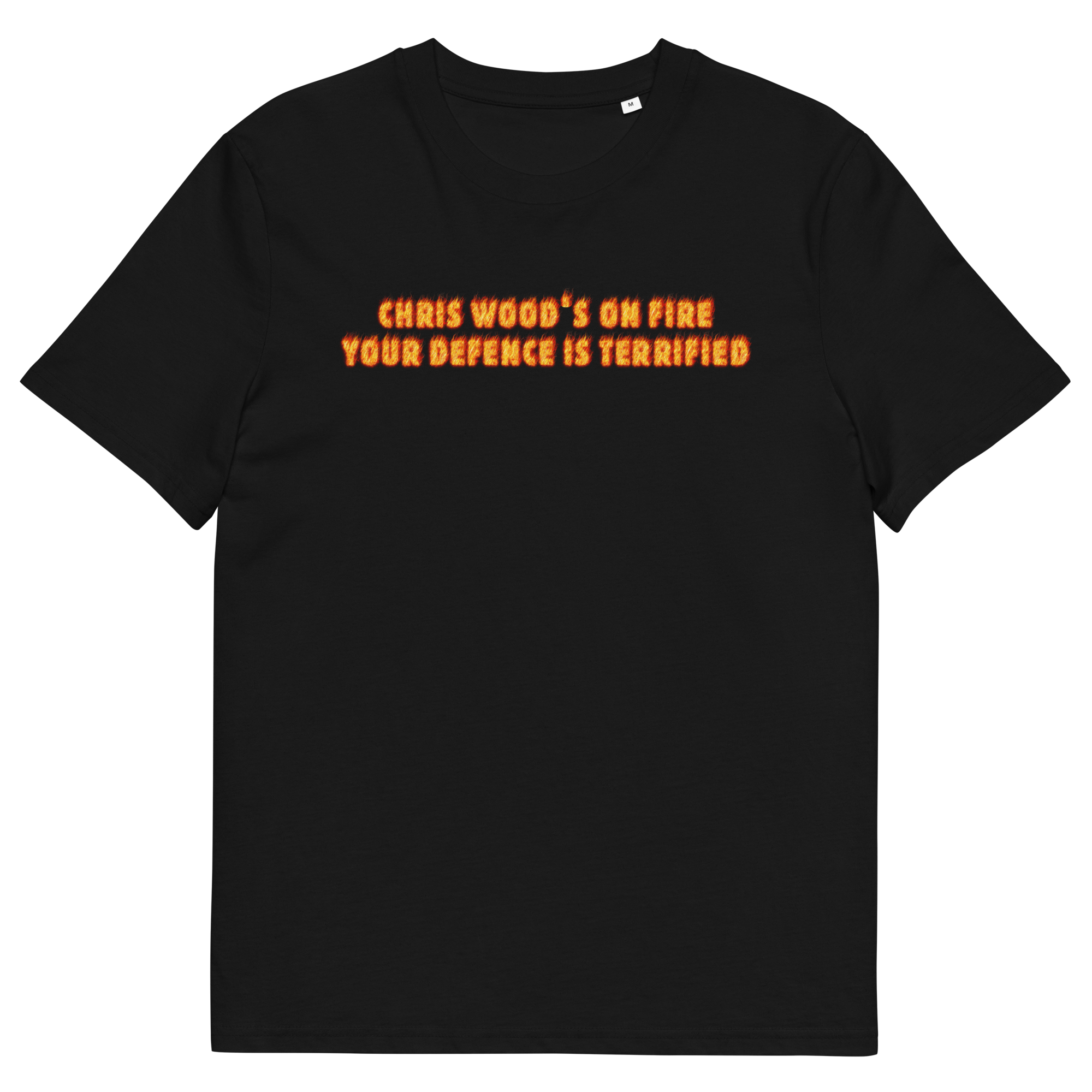 Unisex Short Sleeve T-Shirt - Wood's on Fire  by Nottingham Reds
