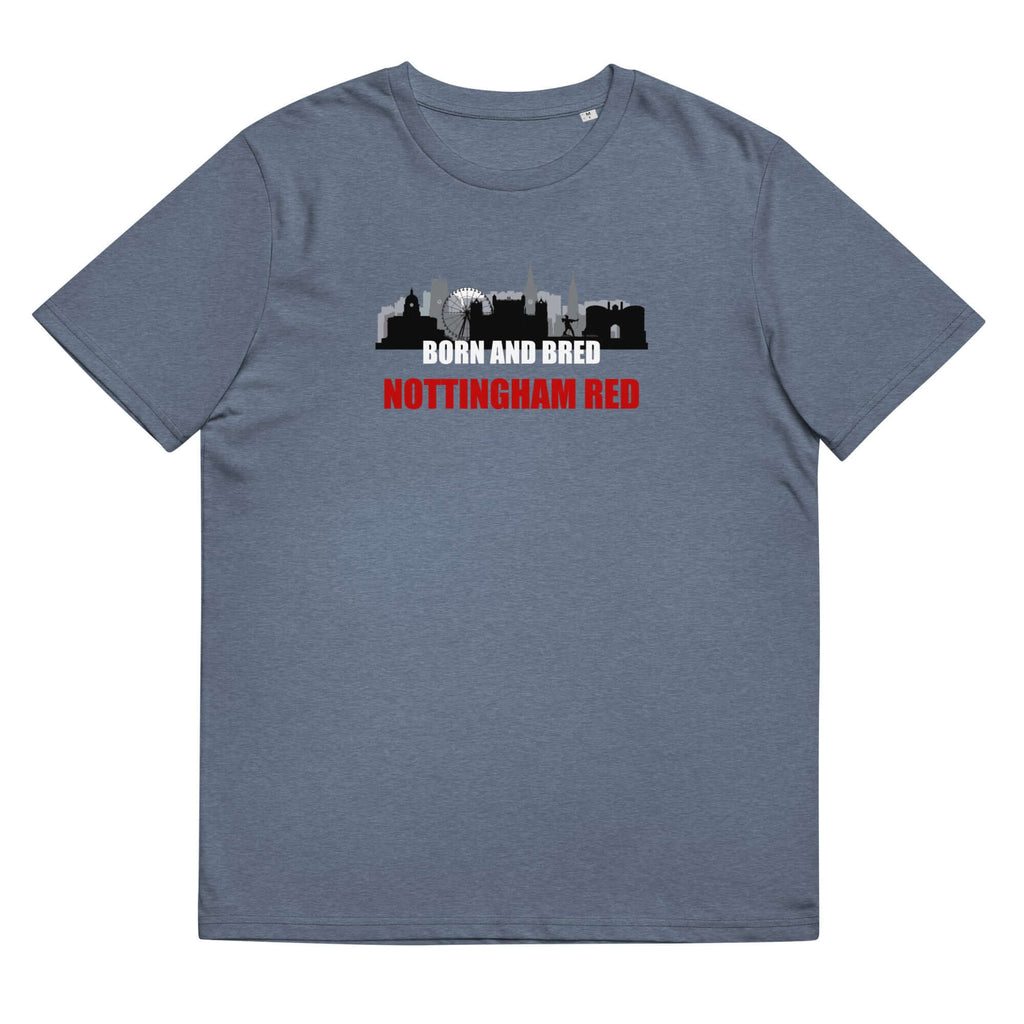 Unisex Short Sleeve T-Shirt - Born and Bred by Nottingham Reds
