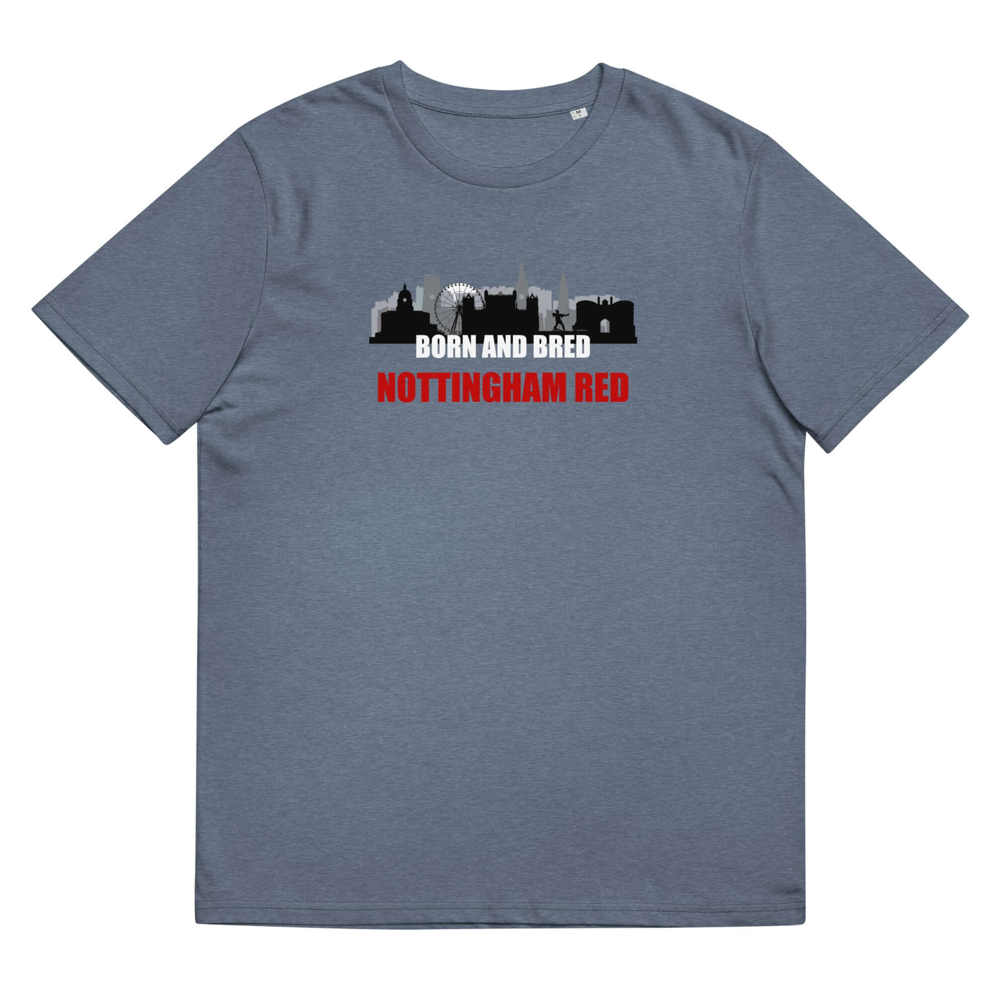 Unisex Short Sleeve T-Shirt - Born and Bred by Nottingham Reds