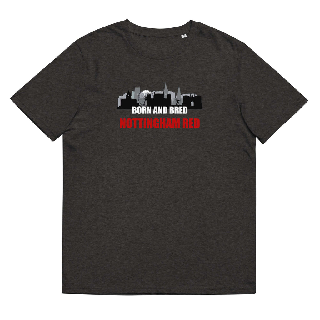 Unisex Short Sleeve T-Shirt - Born and Bred by Nottingham Reds