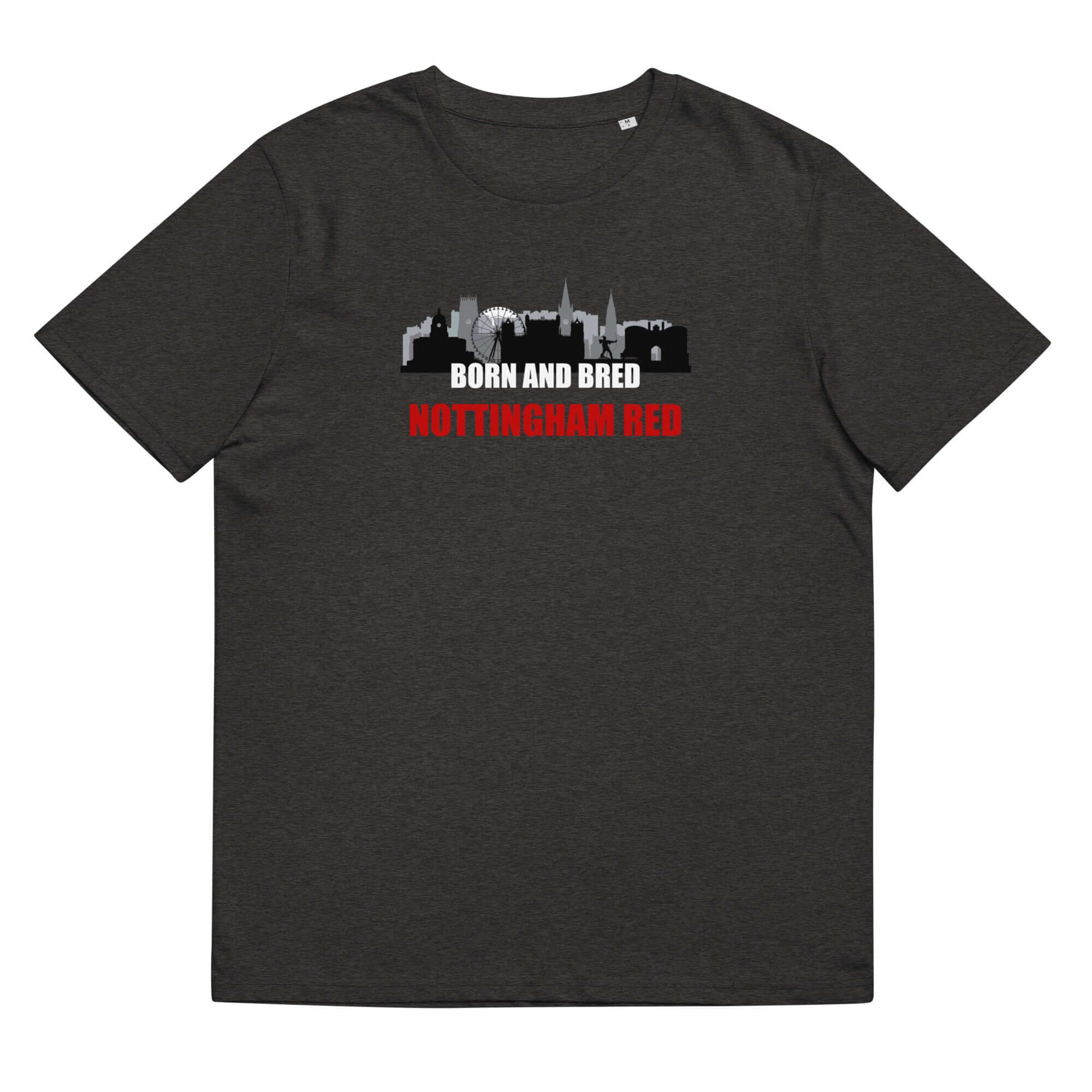 Unisex Short Sleeve T-Shirt - Born and Bred by Nottingham Reds