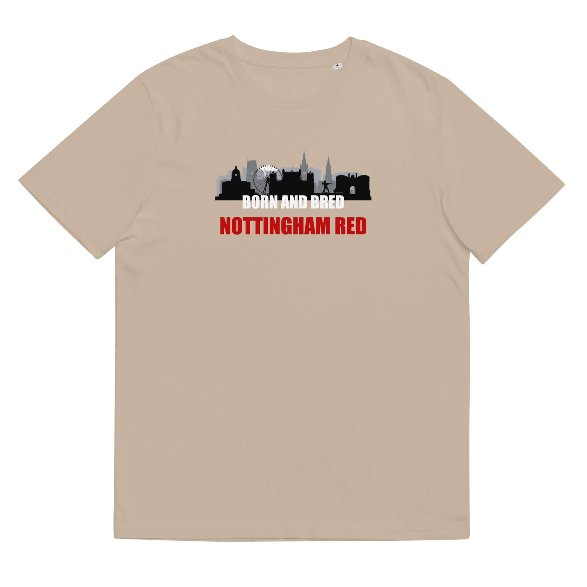 Unisex Short Sleeve T-Shirt - Born and Bred by Nottingham Reds