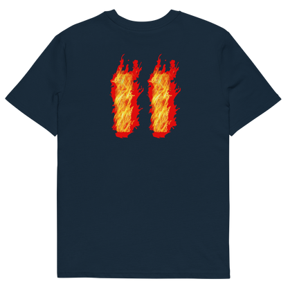 Unisex Short Sleeve T-Shirt - Wood's on Fire  by Nottingham Reds