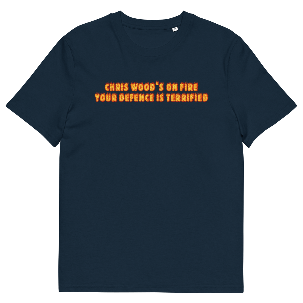 Unisex Short Sleeve T-Shirt - Wood's on Fire by Nottingham Reds