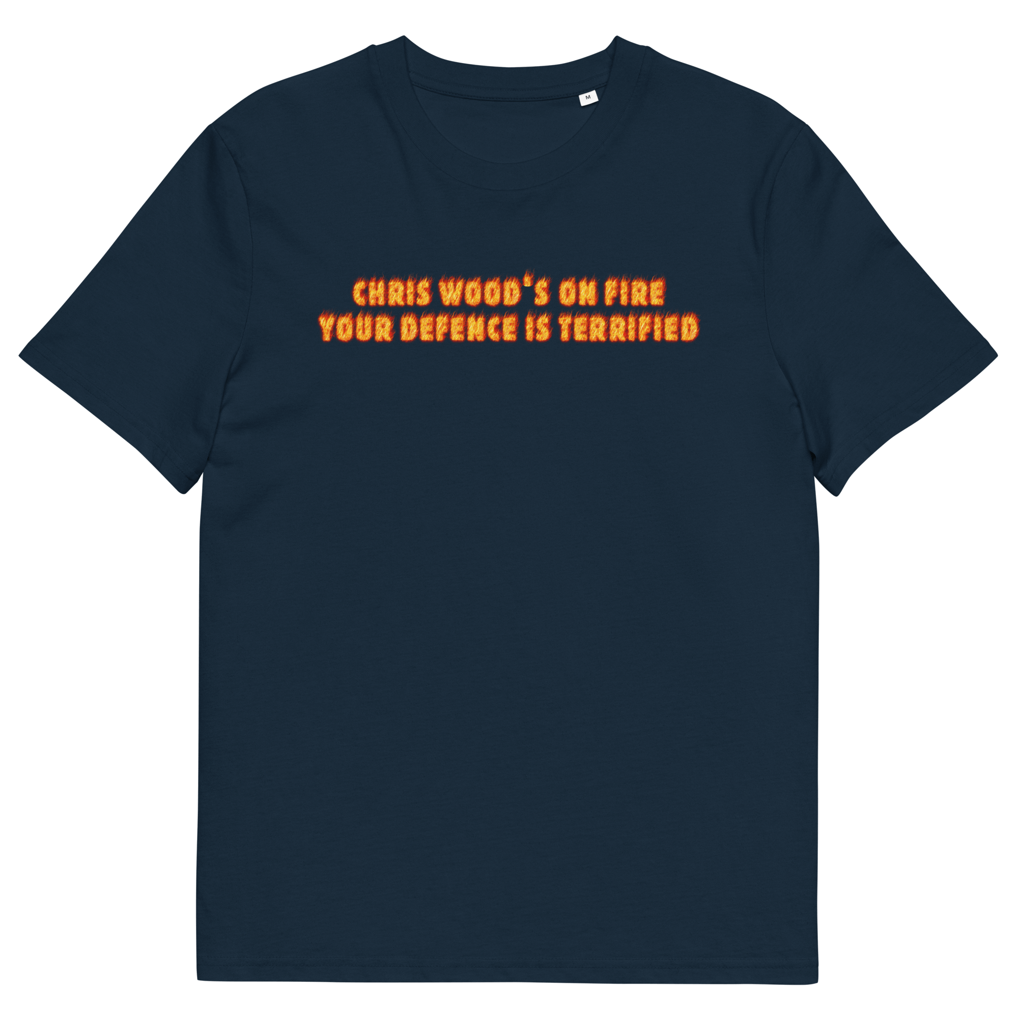 Unisex Short Sleeve T-Shirt - Wood's on Fire by Nottingham Reds