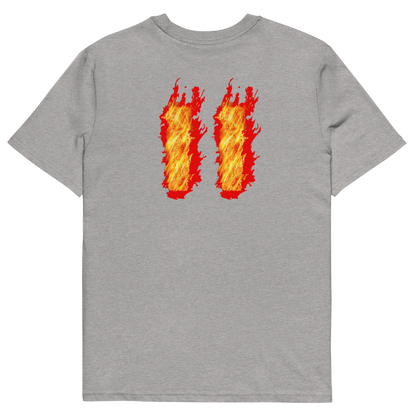 Unisex Short Sleeve T-Shirt - Wood's on Fire  by Nottingham Reds