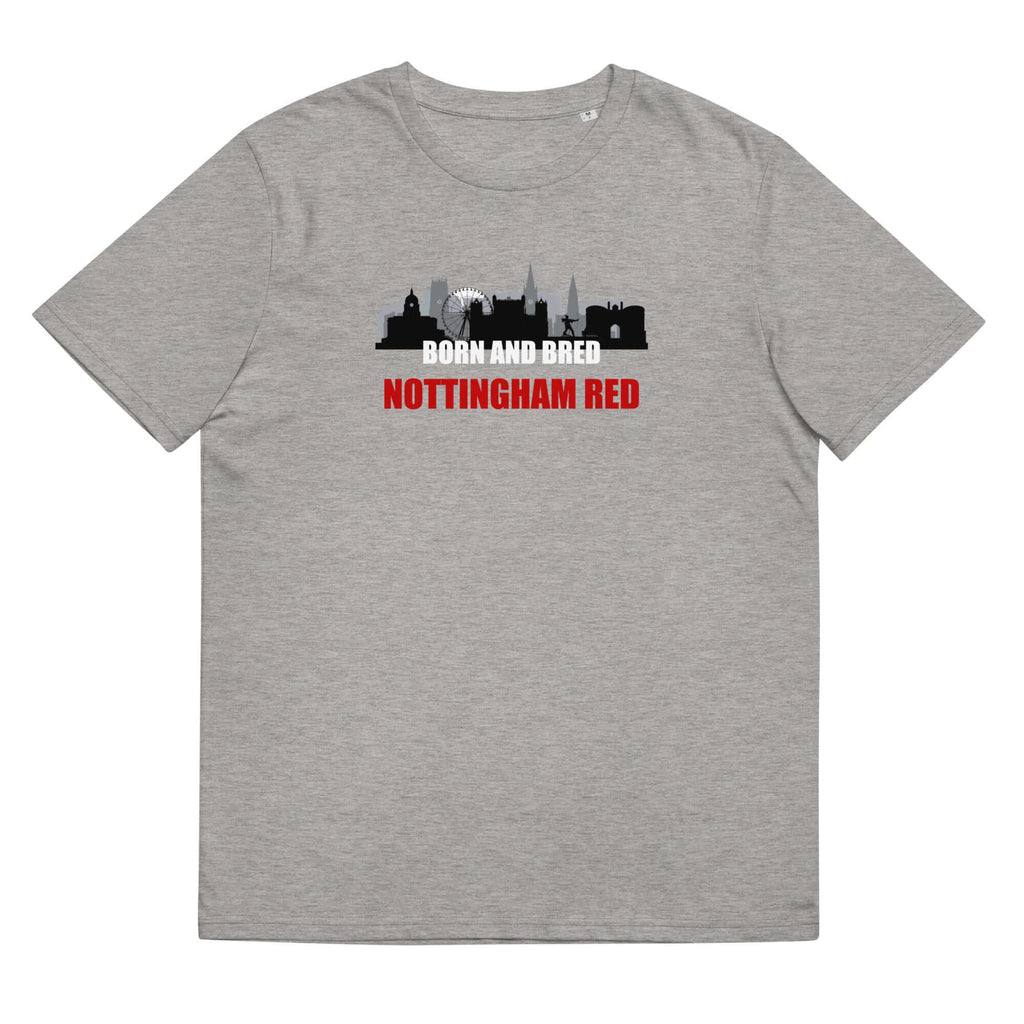 Unisex Short Sleeve T-Shirt - Born and Bred by Nottingham Reds