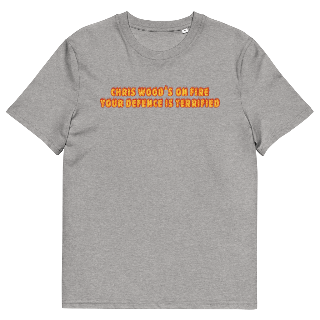 Unisex Short Sleeve T-Shirt - Wood's on Fire by Nottingham Reds