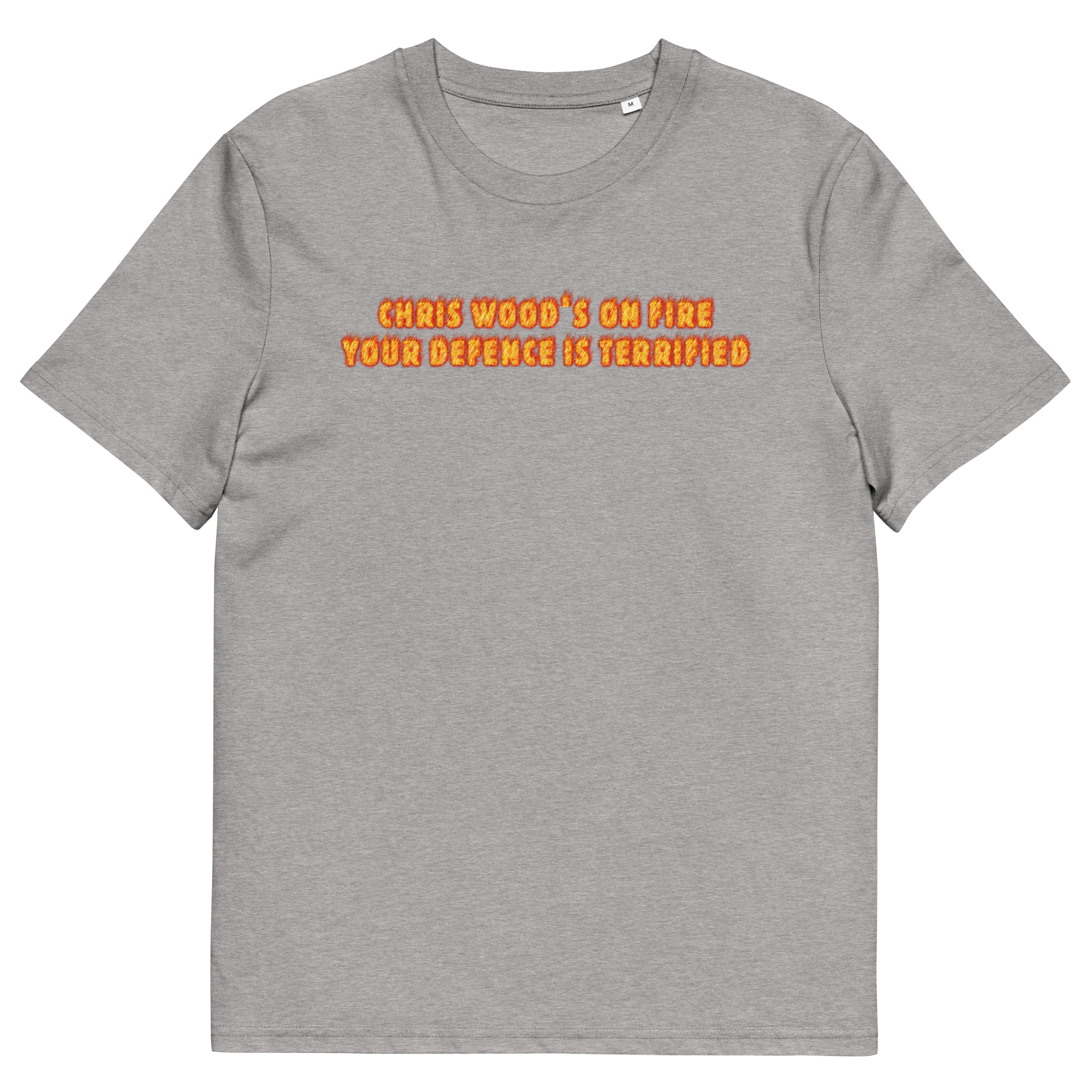 Unisex Short Sleeve T-Shirt - Wood's on Fire  by Nottingham Reds