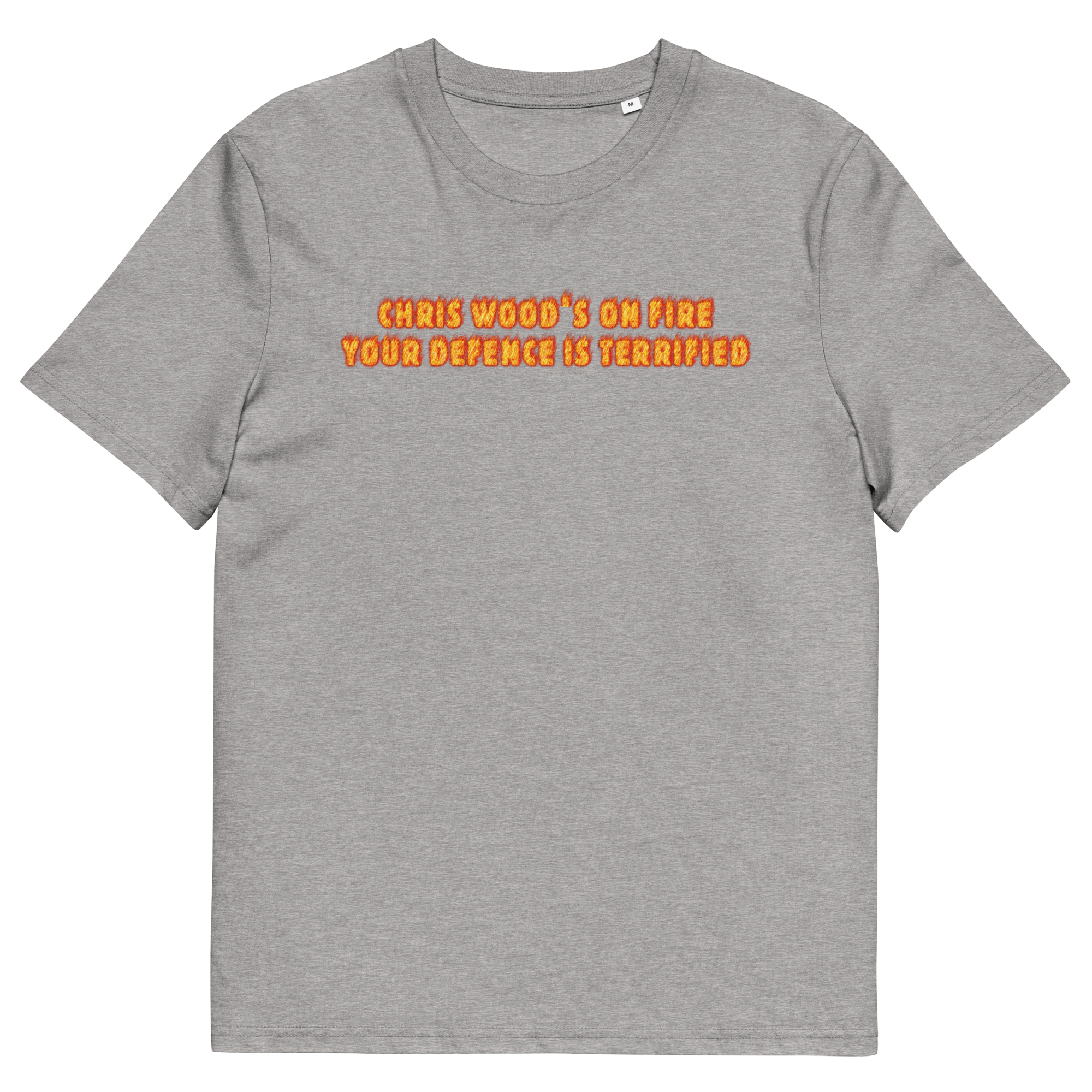 Unisex Short Sleeve T-Shirt - Wood's on Fire by Nottingham Reds