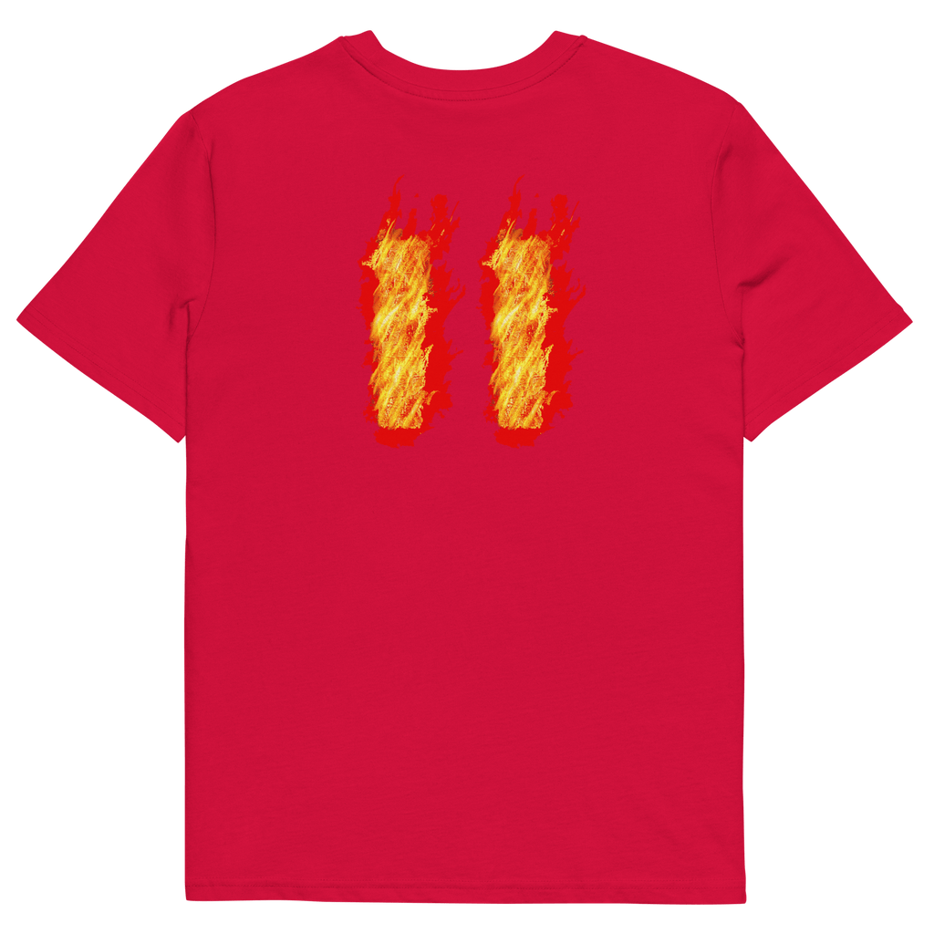 Unisex Short Sleeve T-Shirt - Wood's on Fire by Nottingham Reds