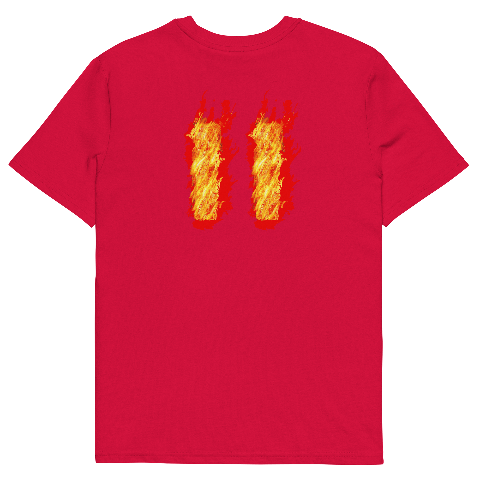 Unisex Short Sleeve T-Shirt - Wood's on Fire by Nottingham Reds