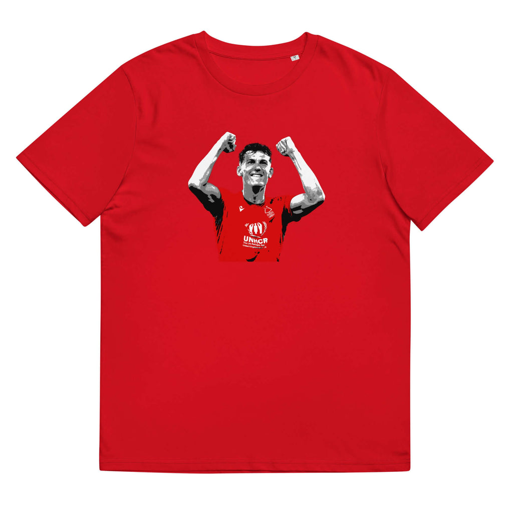 Unisex Short Sleeve T-Shirt - Yatesy by Nottingham Reds