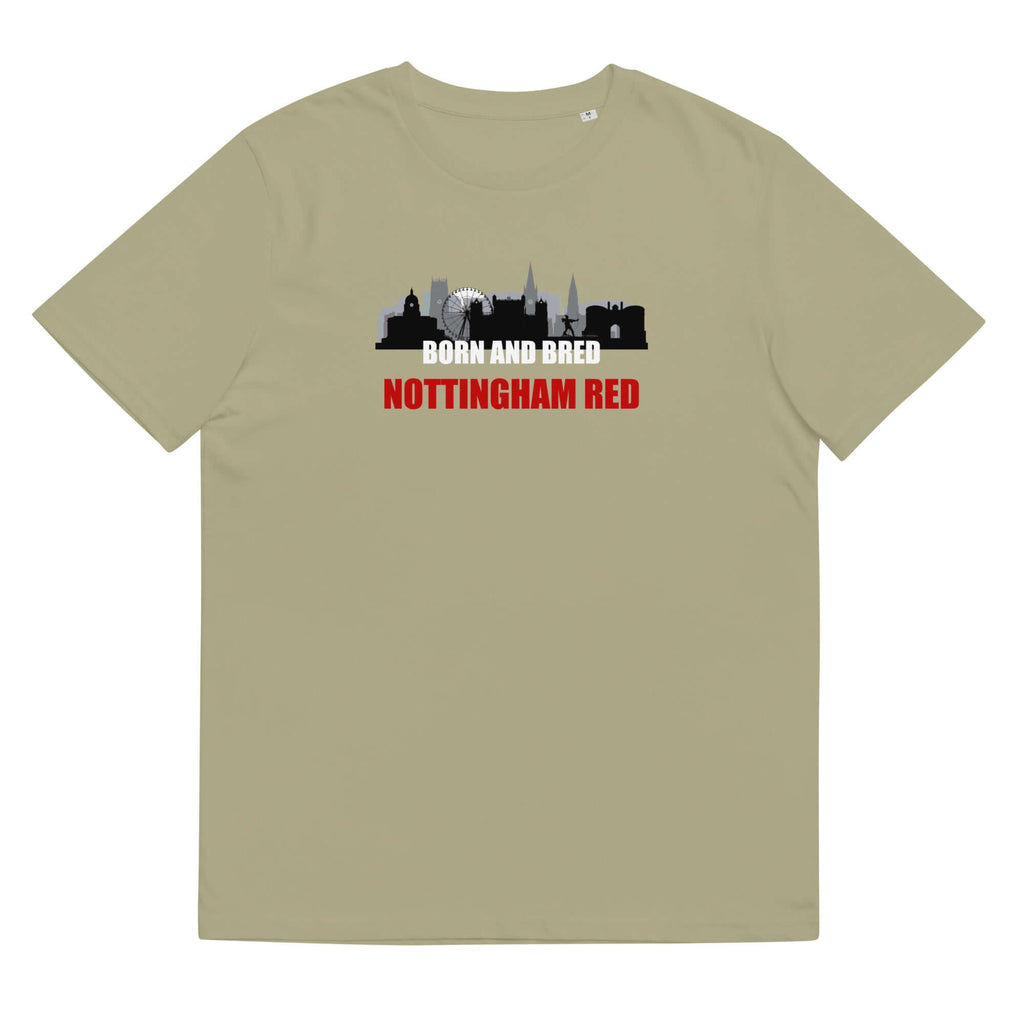 Unisex Short Sleeve T-Shirt - Born and Bred by Nottingham Reds