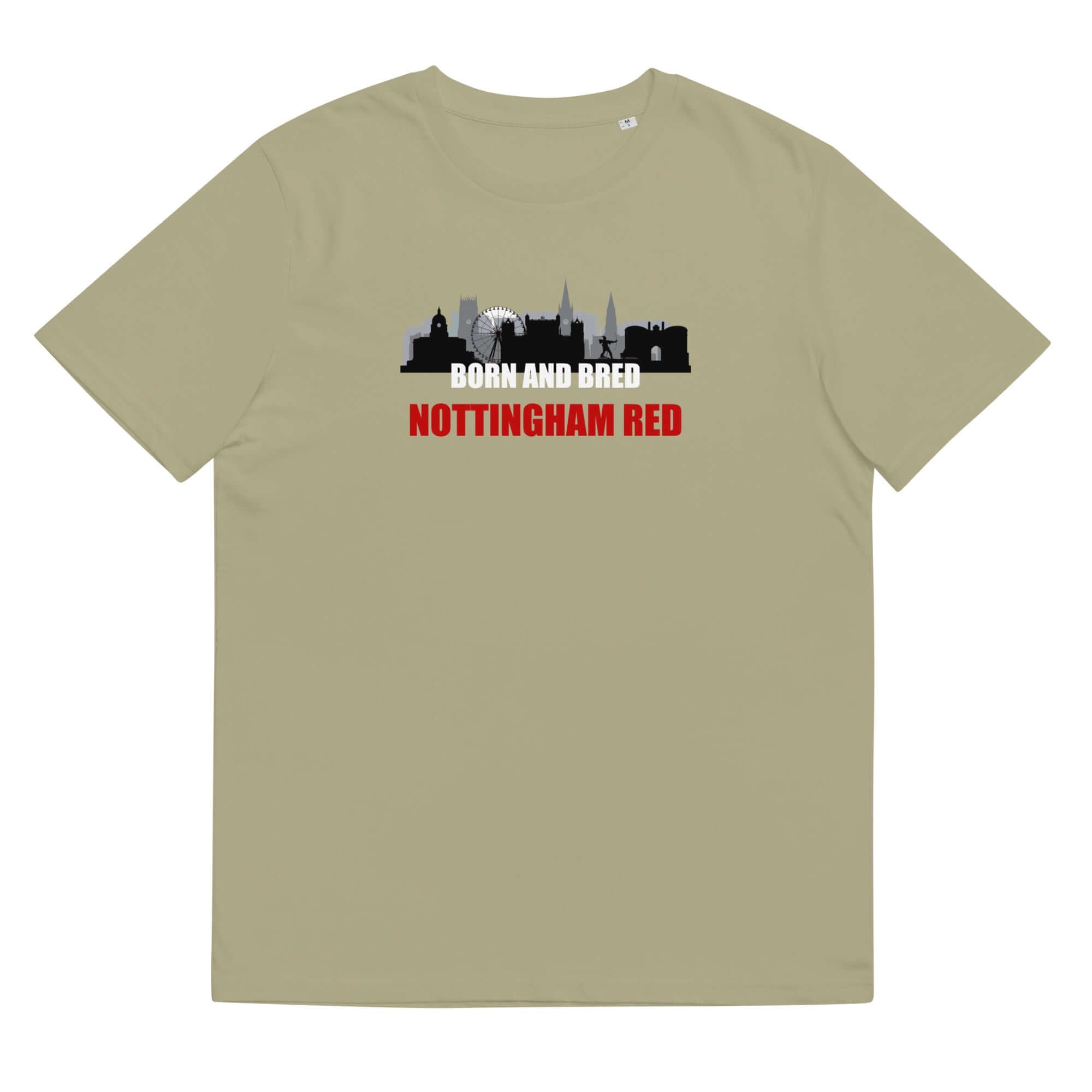 Unisex Short Sleeve T-Shirt - Born and Bred by Nottingham Reds