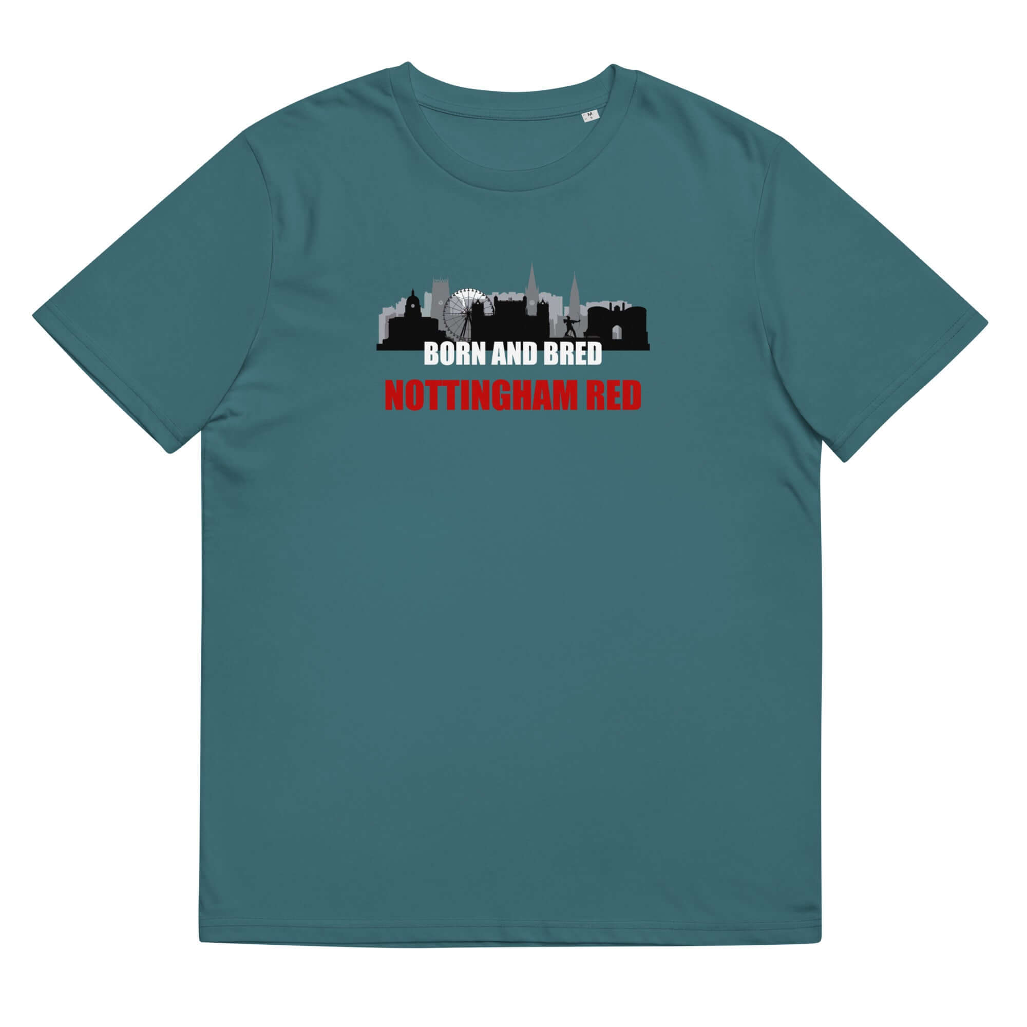 Unisex Short Sleeve T-Shirt - Born and Bred by Nottingham Reds