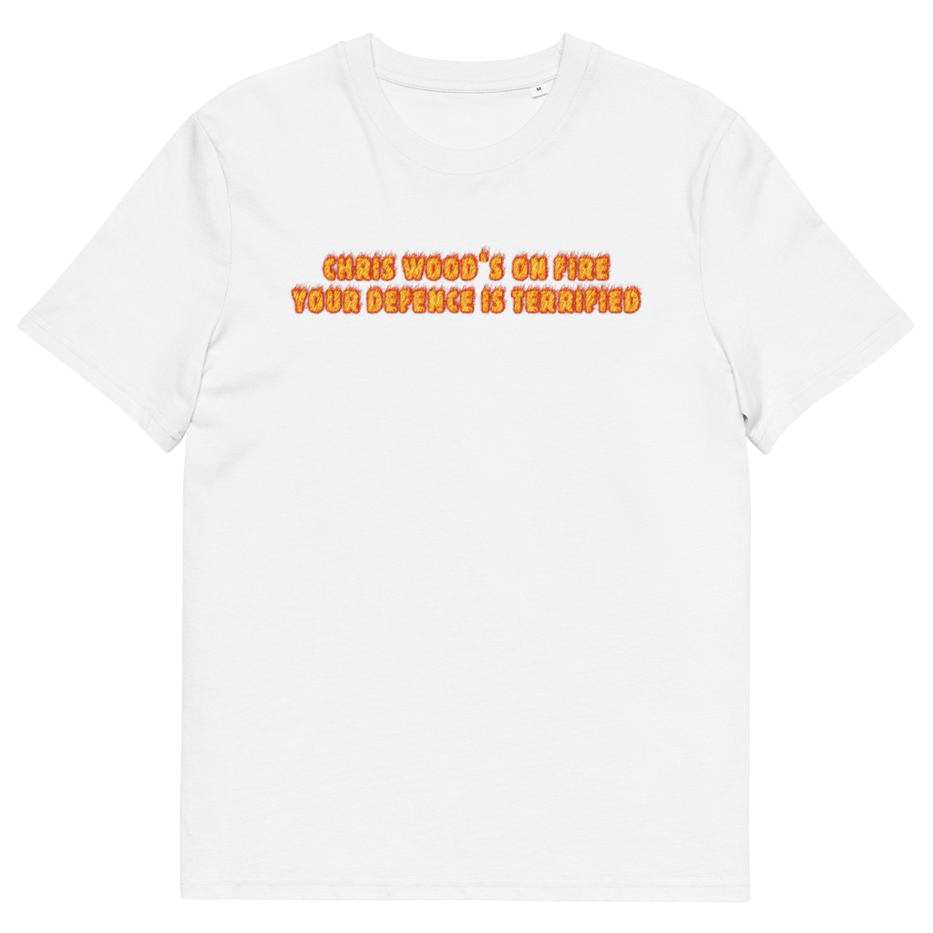 Unisex Short Sleeve T-Shirt - Wood's on Fire by Nottingham Reds