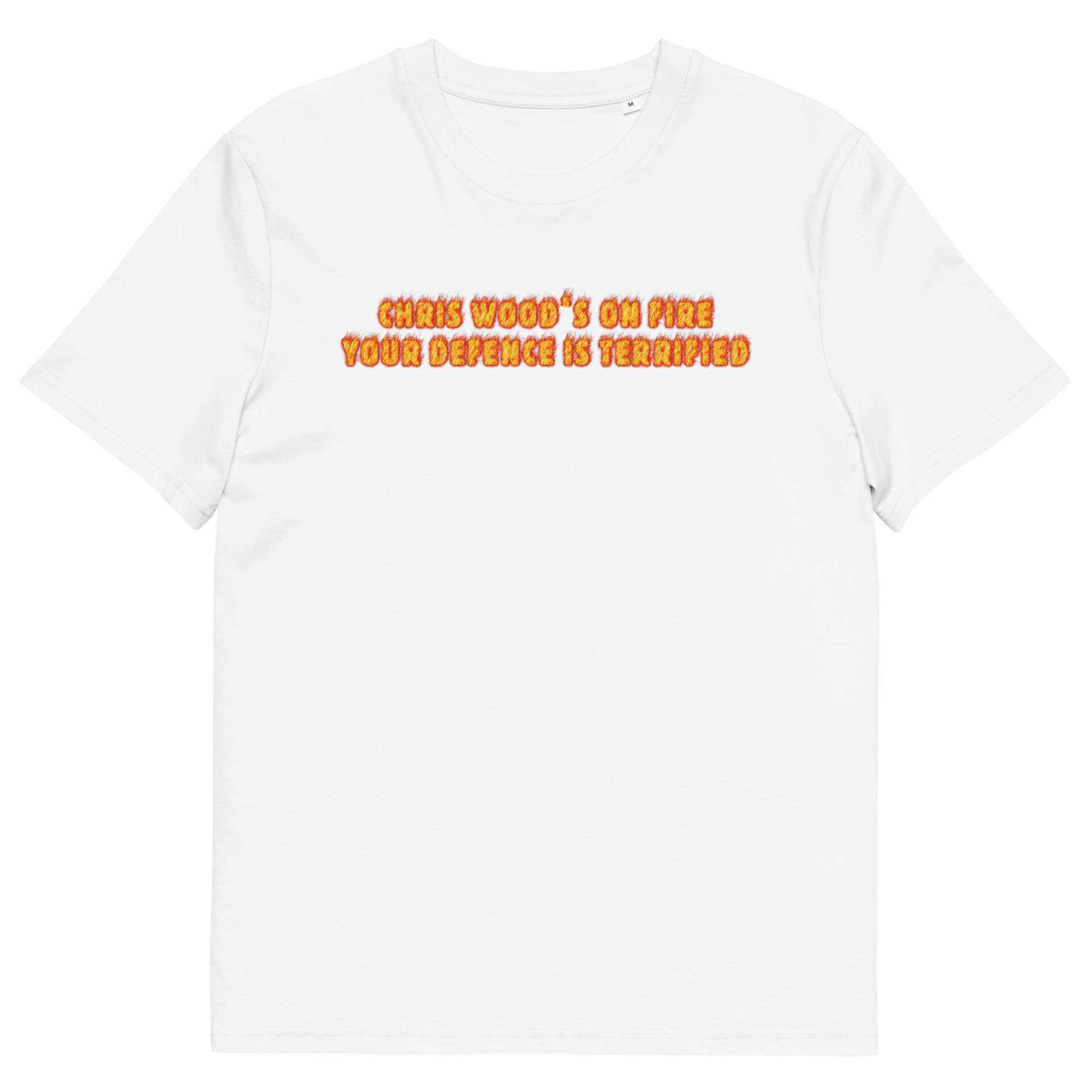Unisex Short Sleeve T-Shirt - Wood's on Fire  by Nottingham Reds