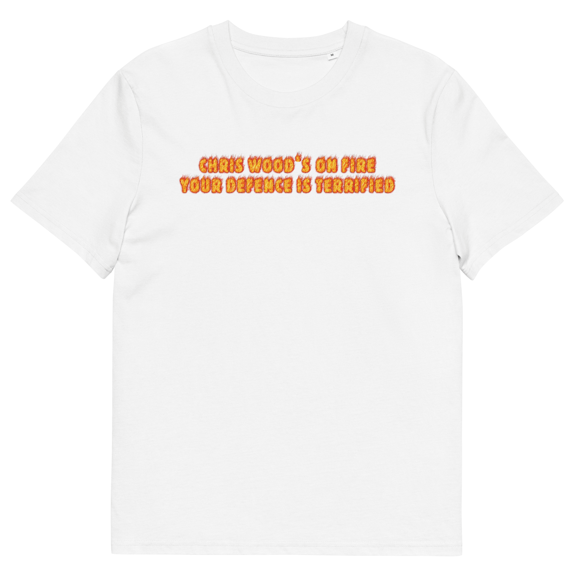 Unisex Short Sleeve T-Shirt - Wood's on Fire by Nottingham Reds