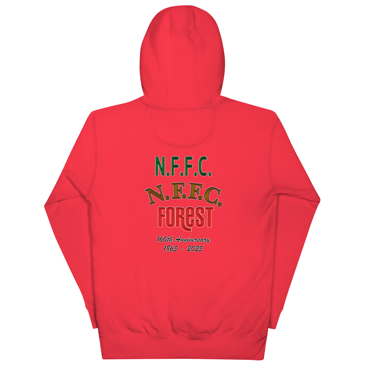 Unisex Hoodie - 160 with back print by Nottingham Reds