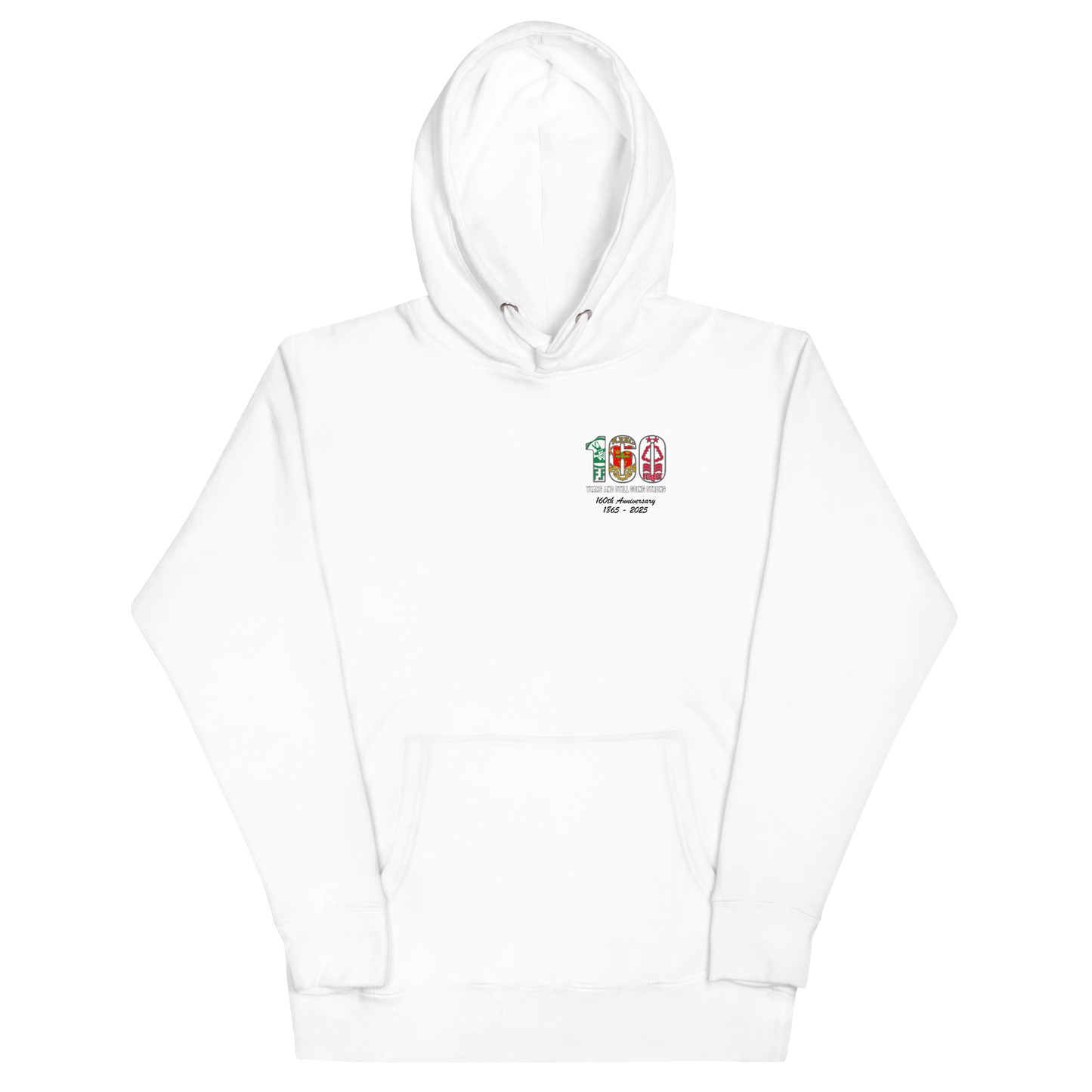 Unisex Hoodie - 160 with back print by Nottingham Reds