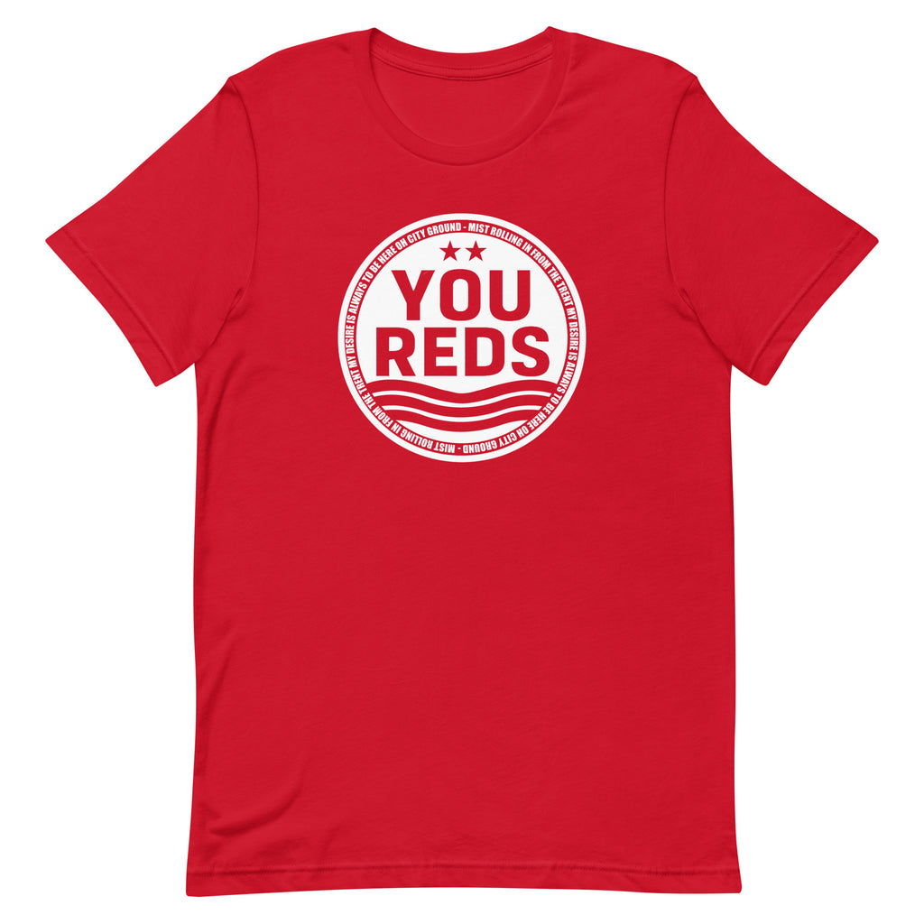 Unisex Short Sleeve T-Shirt - You Reds by Nottingham Reds