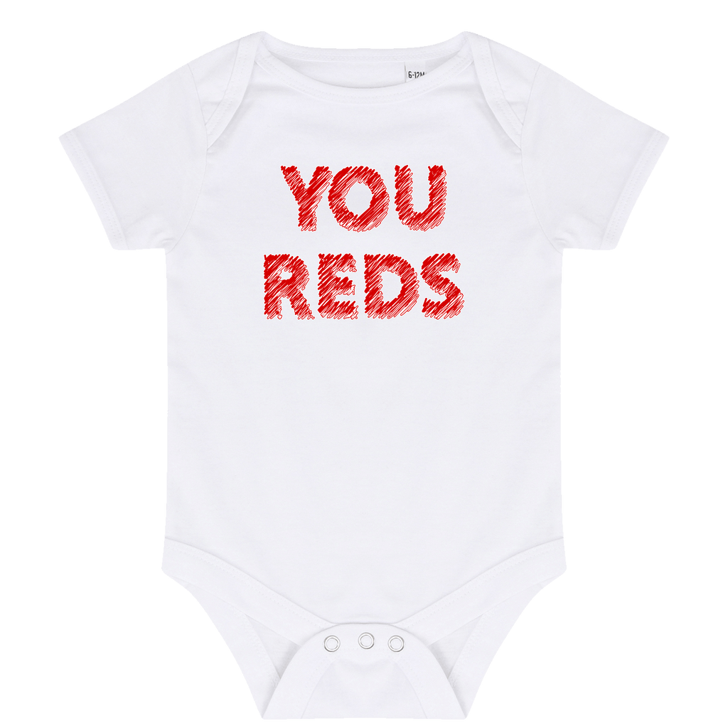 Baby Bodysuit - You Reds 2 by Nottingham Reds