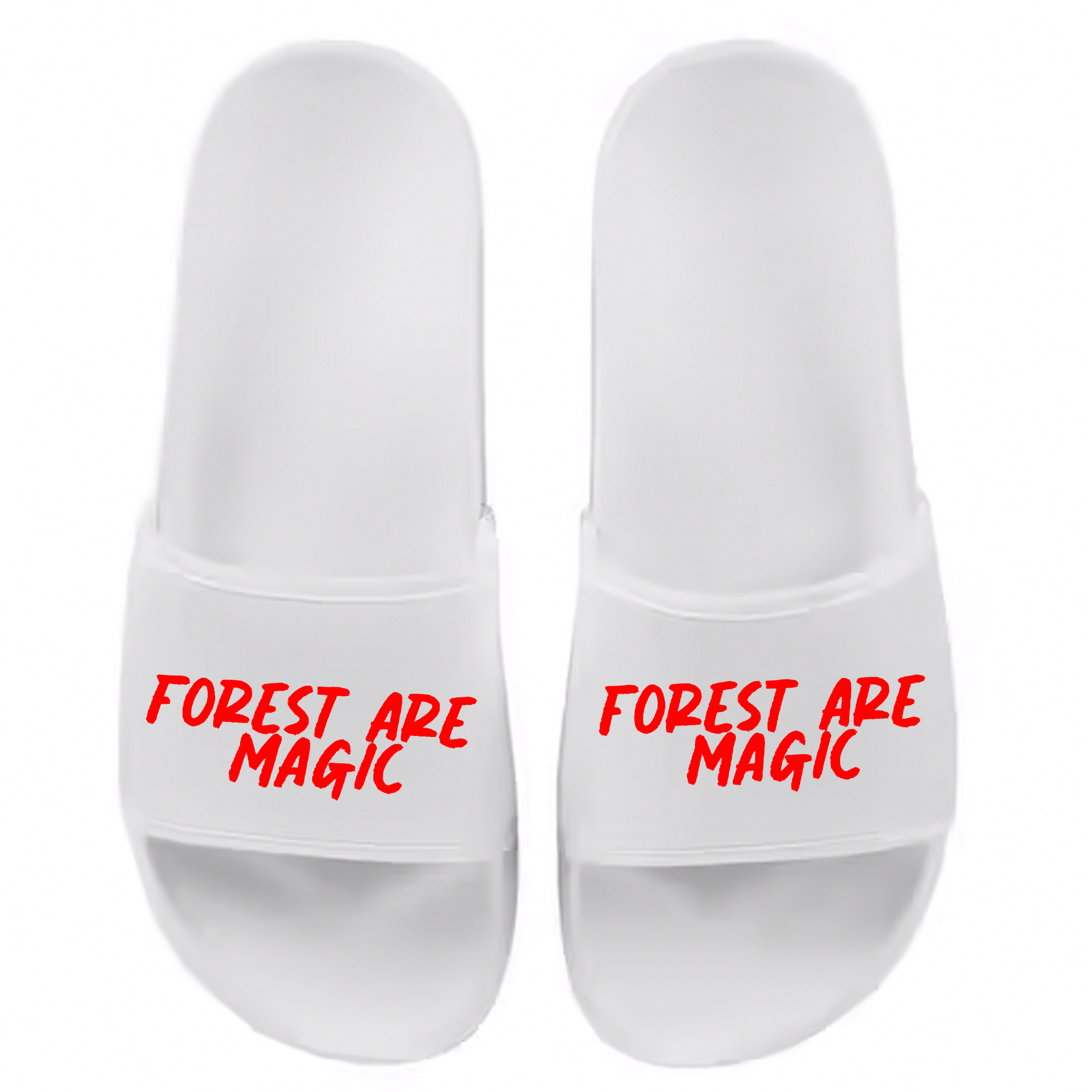 Men's Sliders - Forest are Magic by Nottingham Reds