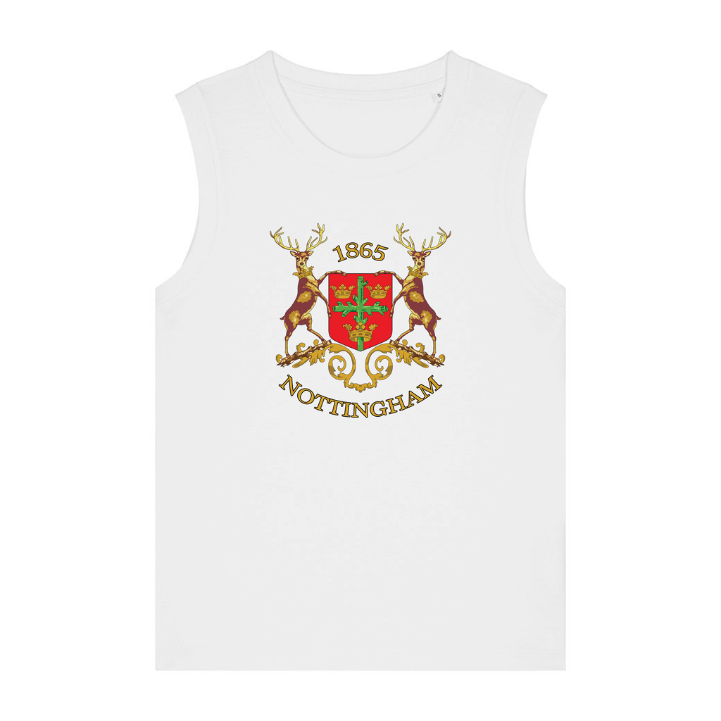 Women's High Cut Vest - Old Skool Nottingham Reds