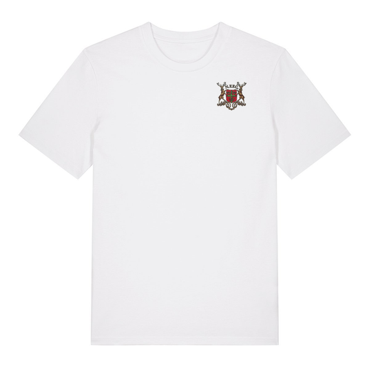 Unisex Short Sleeve T-Shirt - Old Skool (Embroidered Design) by Nottingham Reds