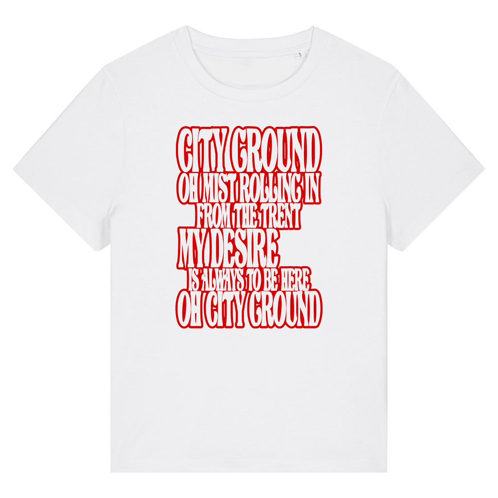 Women's Short Sleeve Fitted T-Shirt - Mist by Nottingham Reds