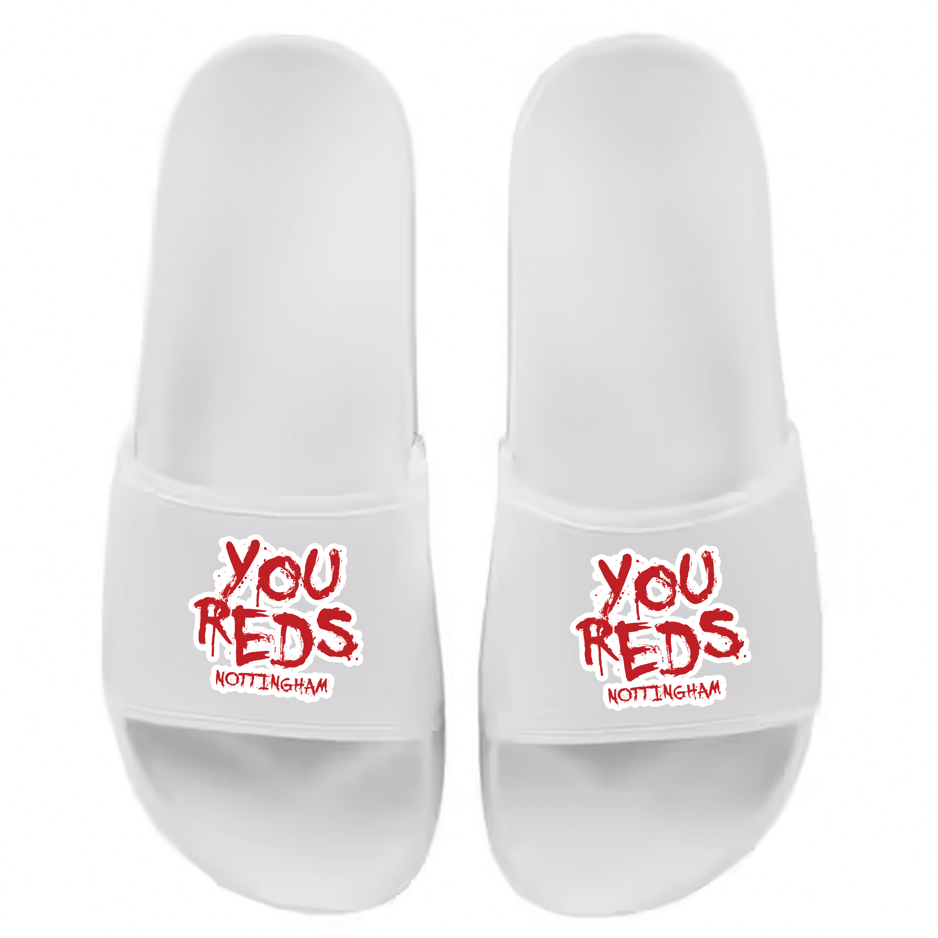 Men's Sliders - You Reds 3 by Nottingham Reds