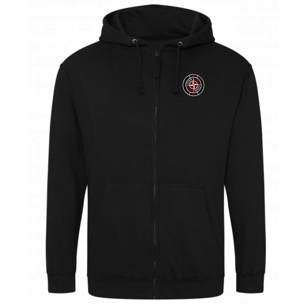 Unisex Zip Hoodie - Stone by Nottingham Reds