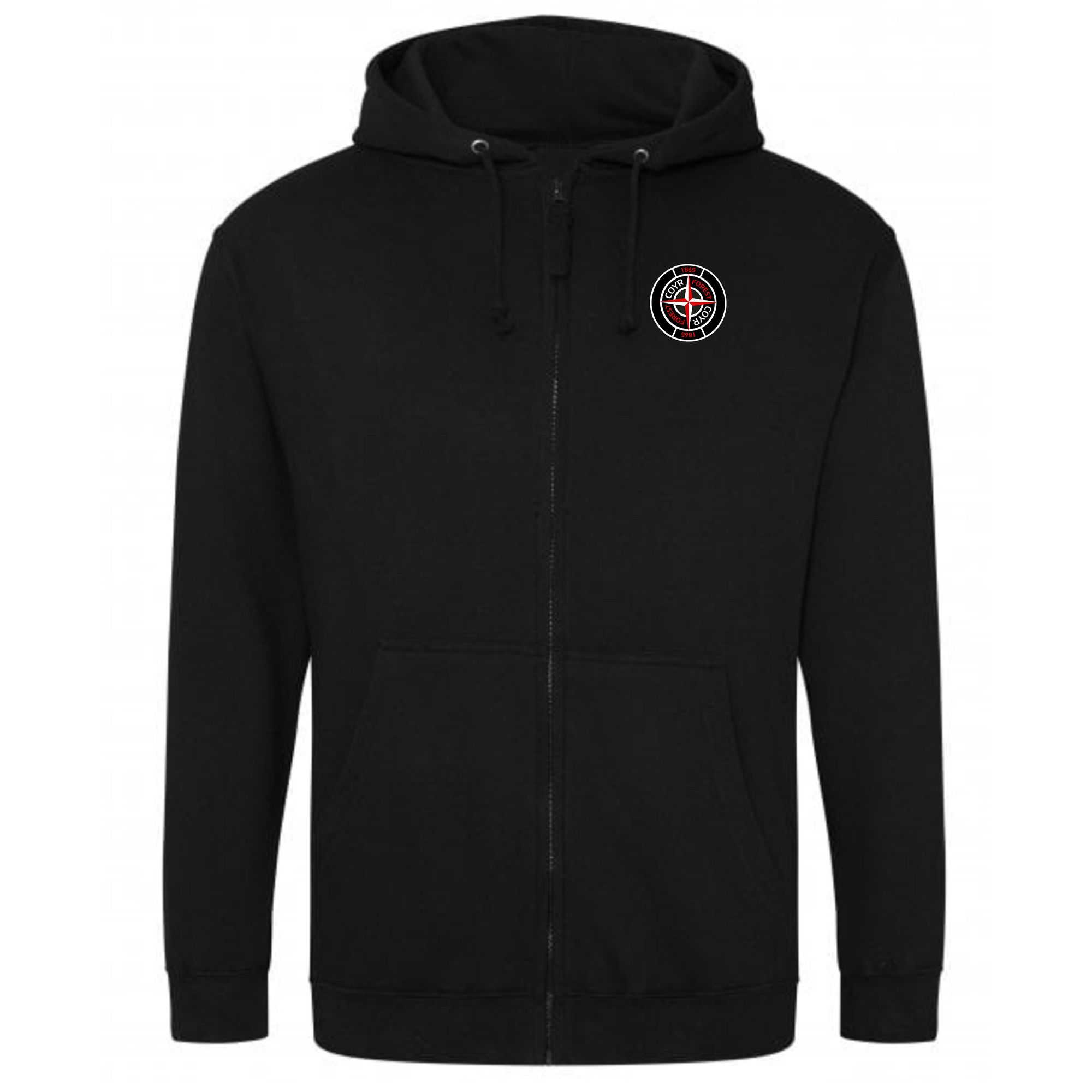 Unisex Zip Hoodie - Stone by Nottingham Reds