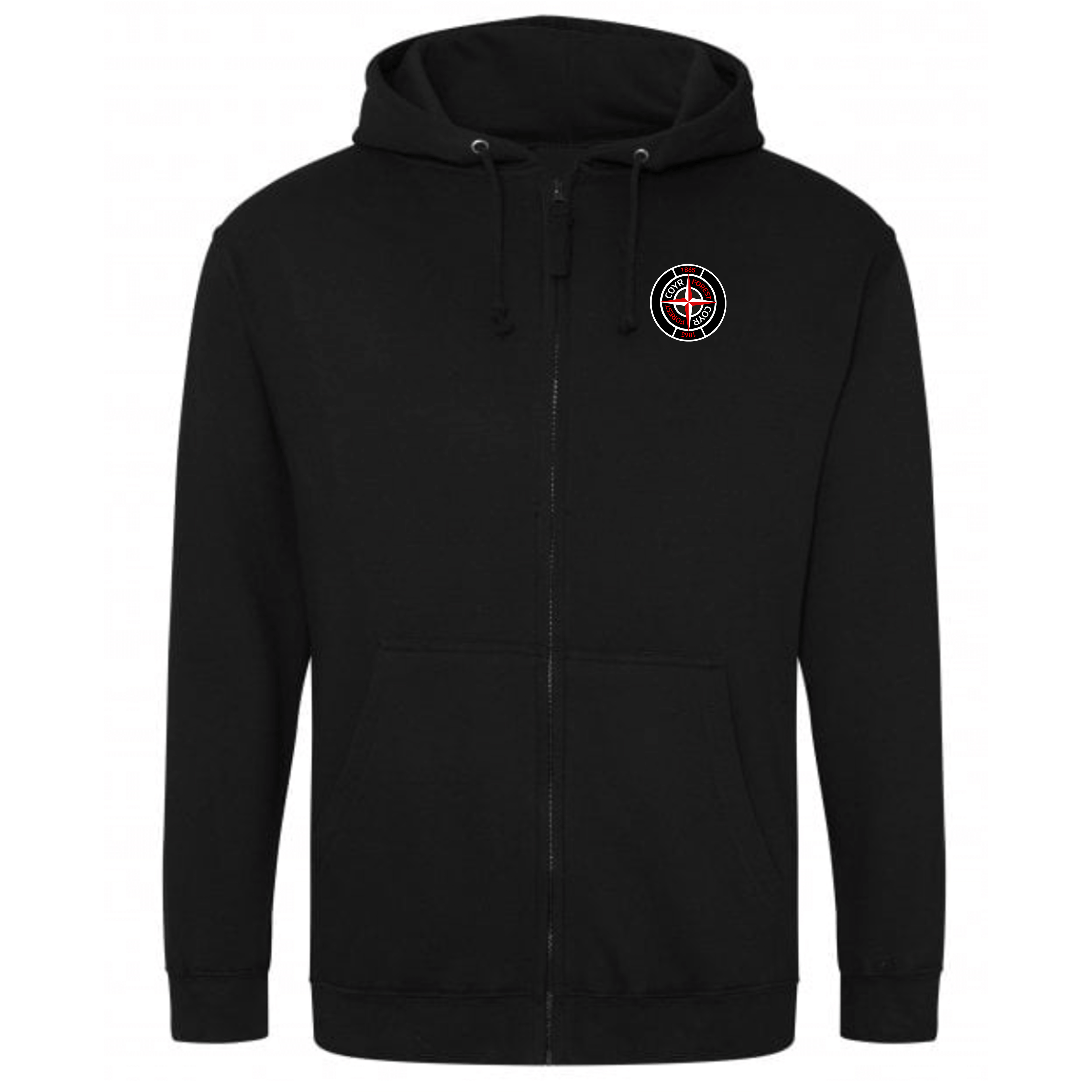 Unisex Zip Hoodie - Stone by Nottingham Reds